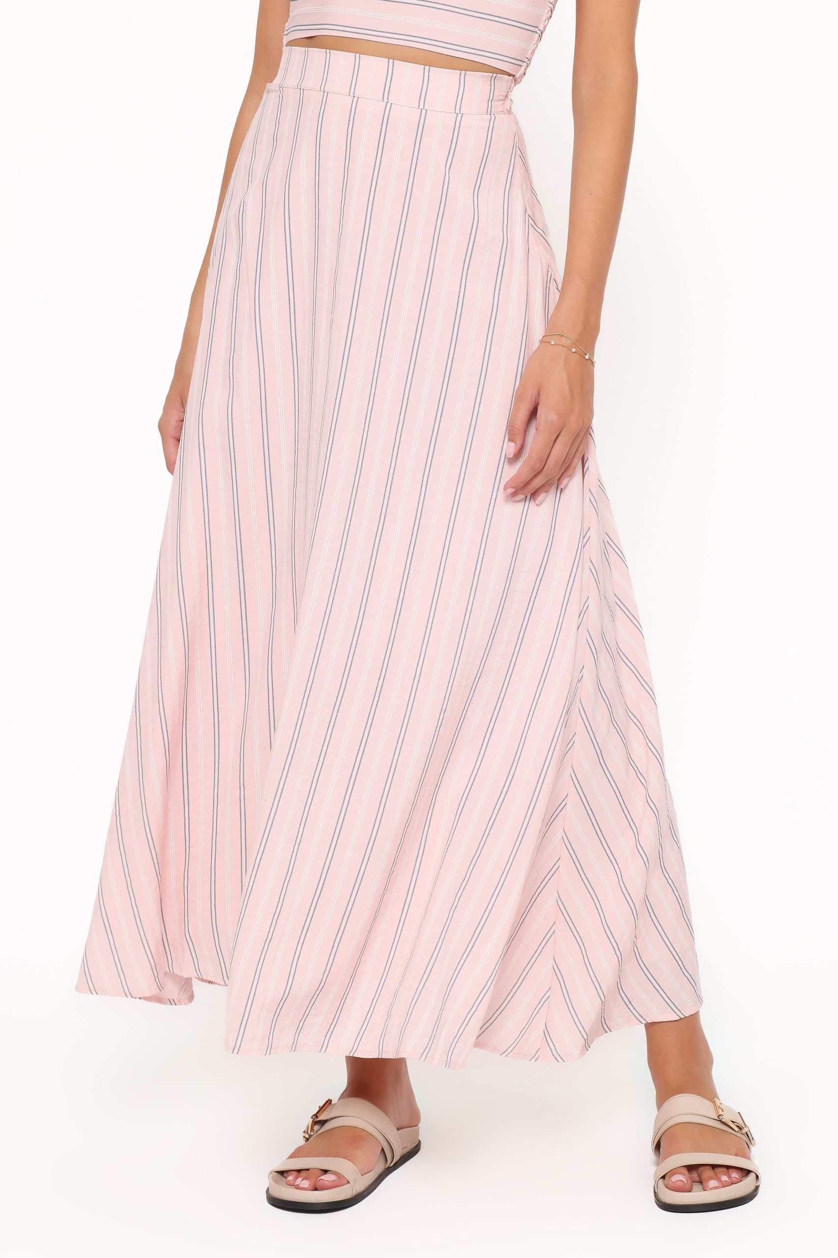 Serafina Two Piece Set - Pink/Blue Stripe - Image 5