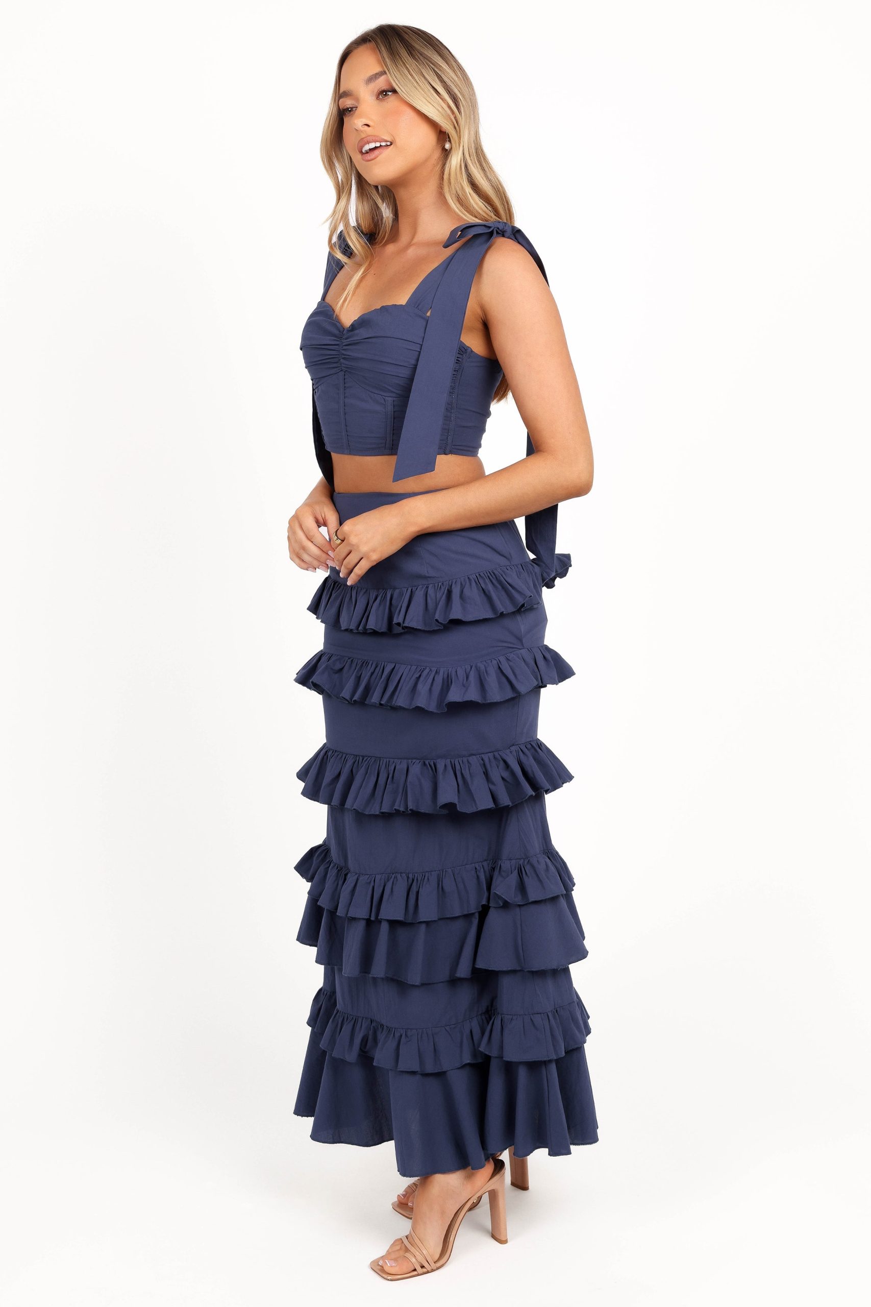 Tia Two Piece Set - Navy - Image 5