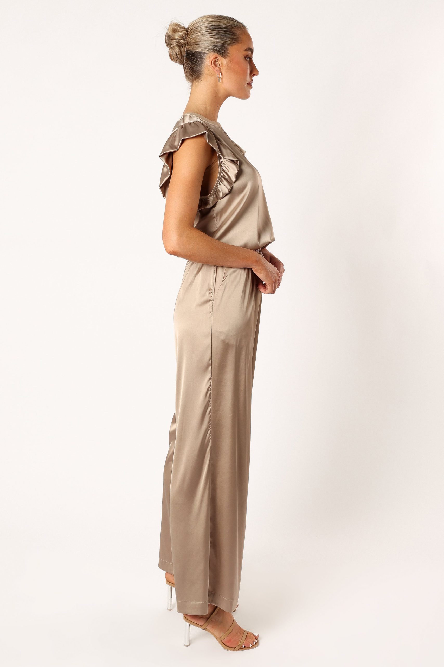 Tillie Two Piece Pant Set - Olive - Image 3