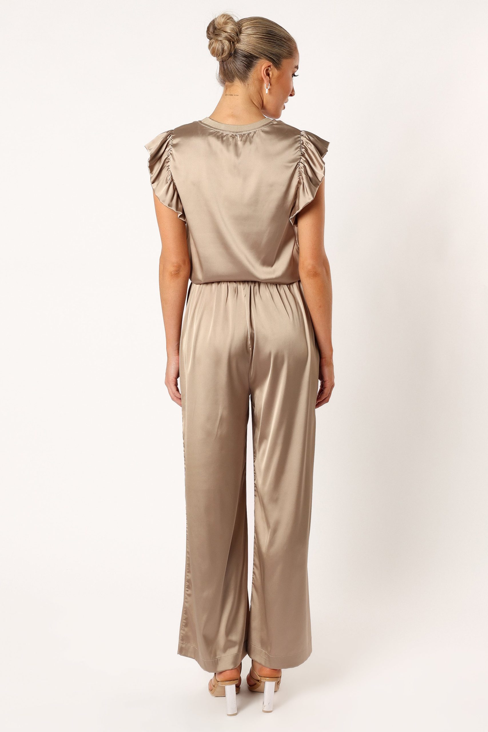Tillie Two Piece Pant Set - Olive - Image 4