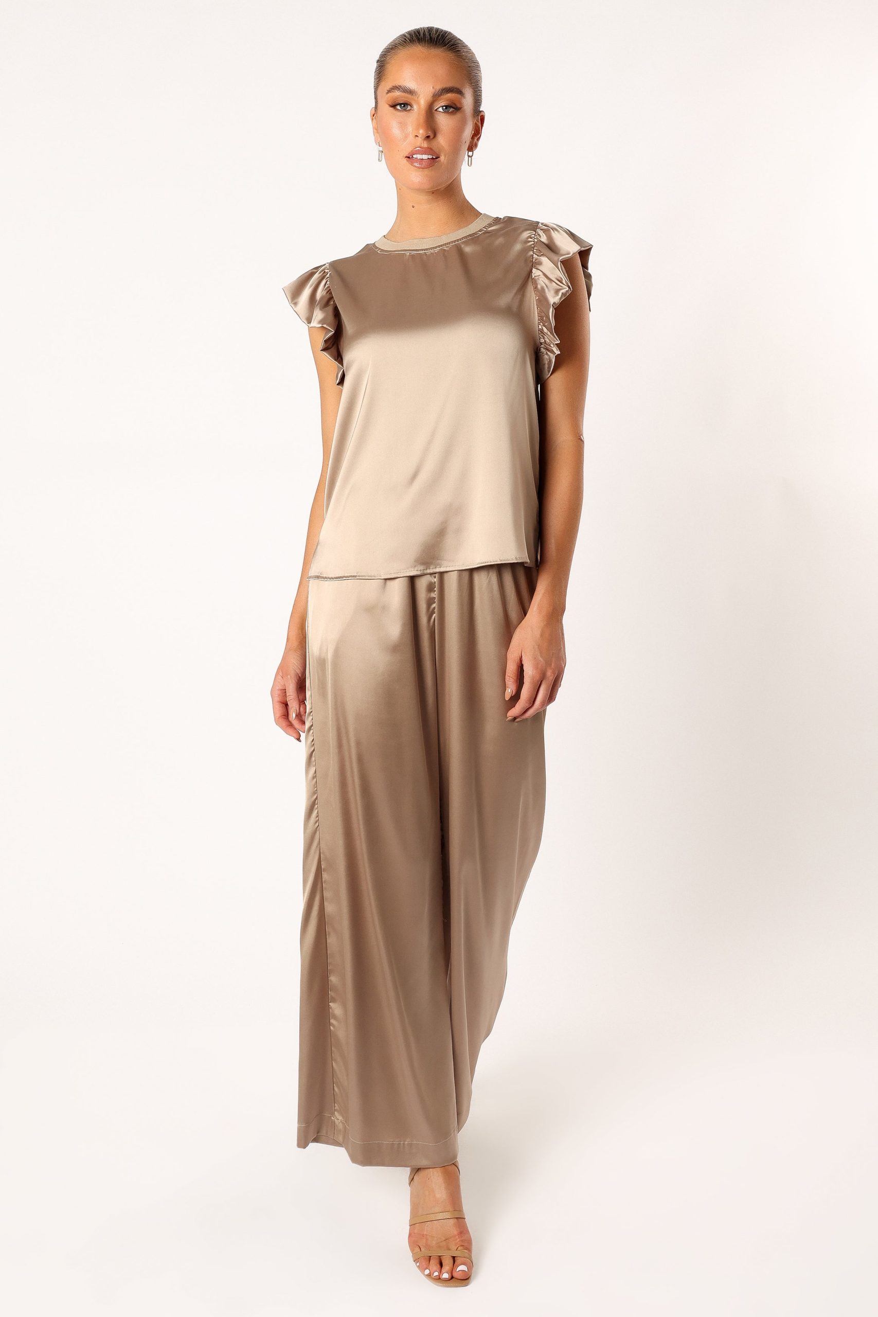 Tillie Two Piece Pant Set - Olive - Image 6