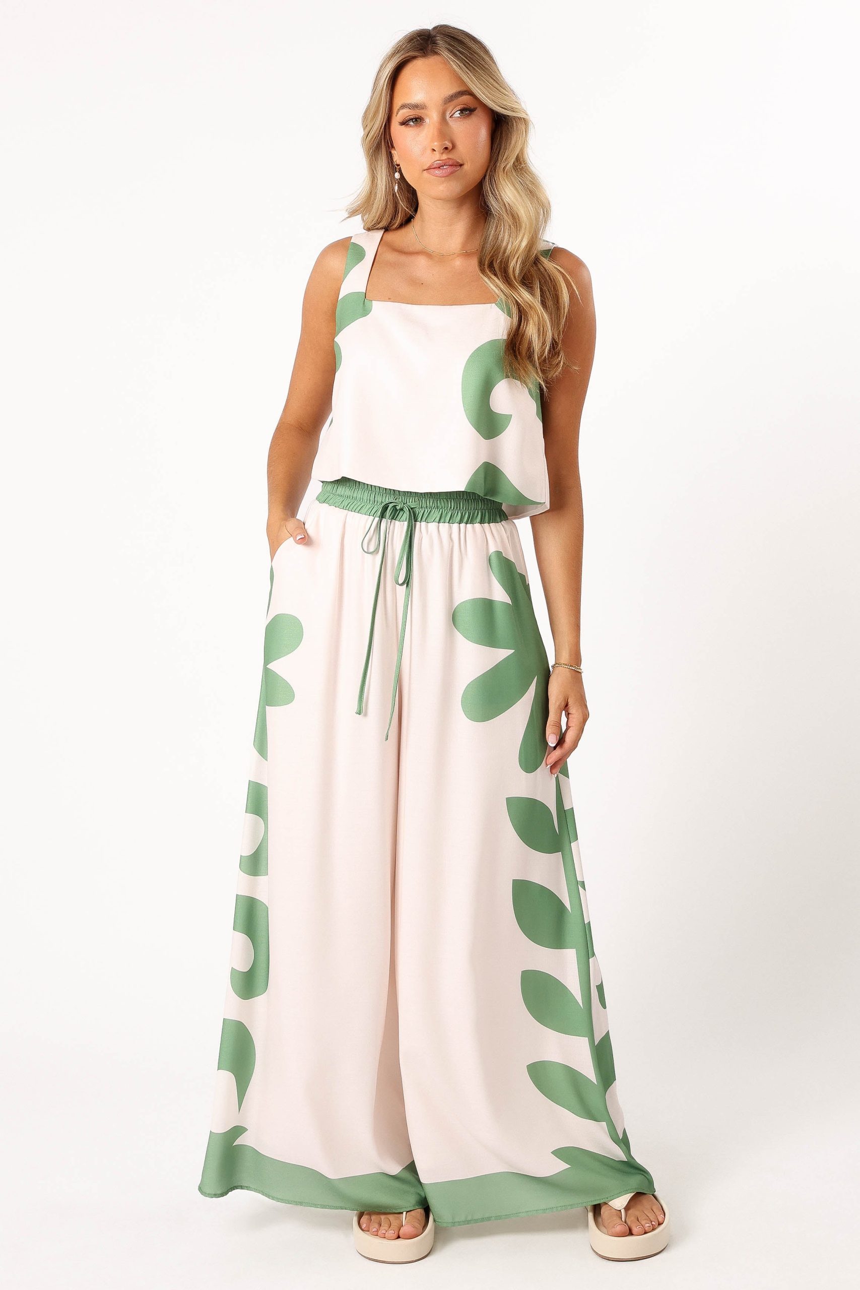 Timothy Pant Set - Beige Green - Image 6