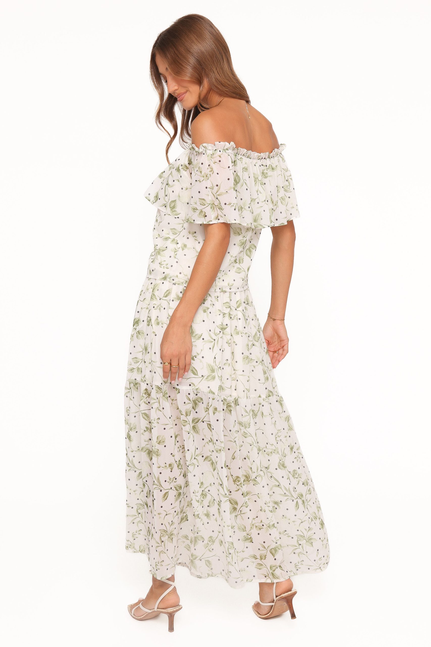 Vanessa Maxi Skirt Set - Green Leaf - Image 5