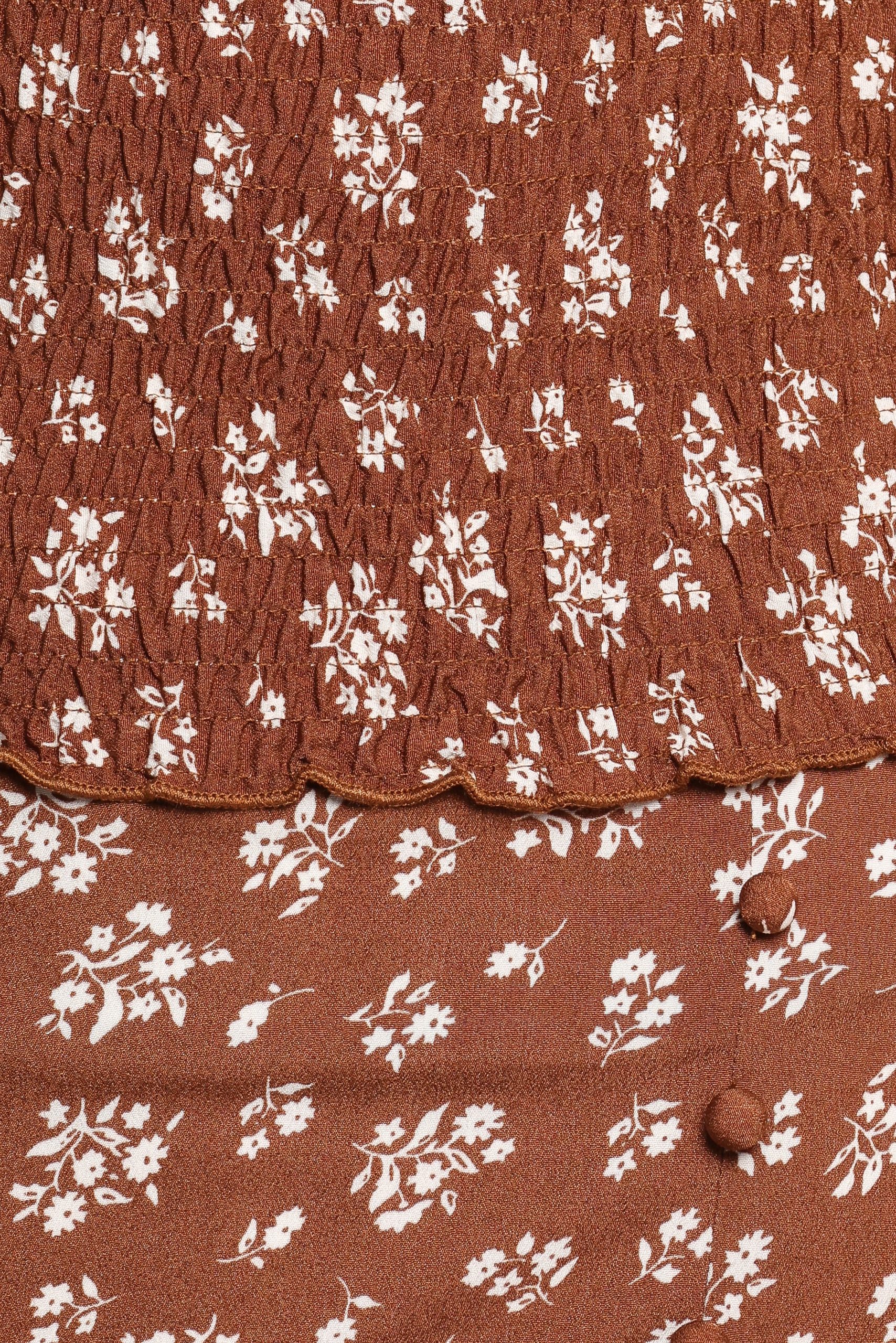 Zola Skirt Set - Brown Ditsy Floral - Image 9