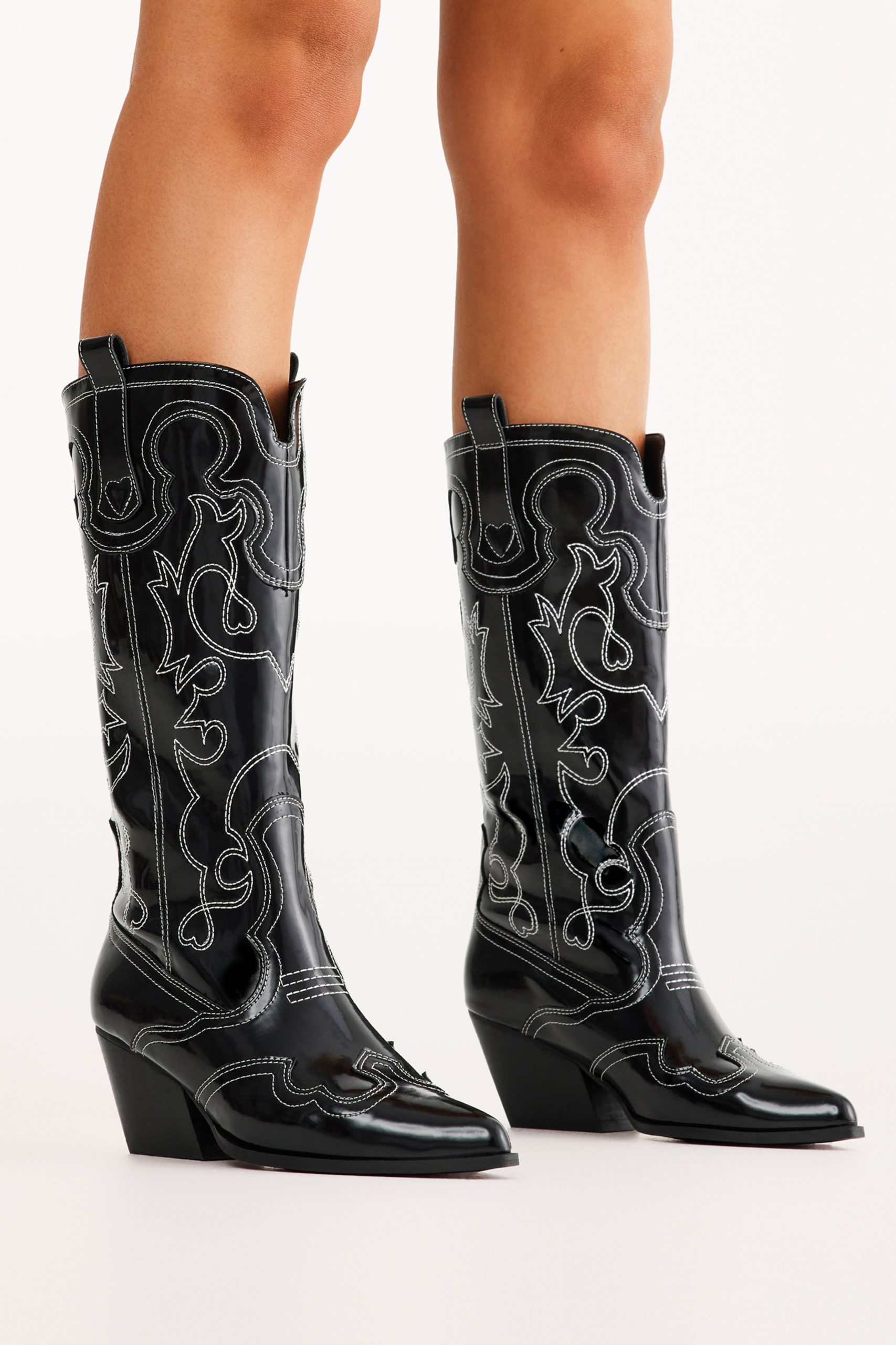 Zaine Boot - Black Shine - Image 4