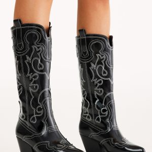 Zaine Boot - Black Shine