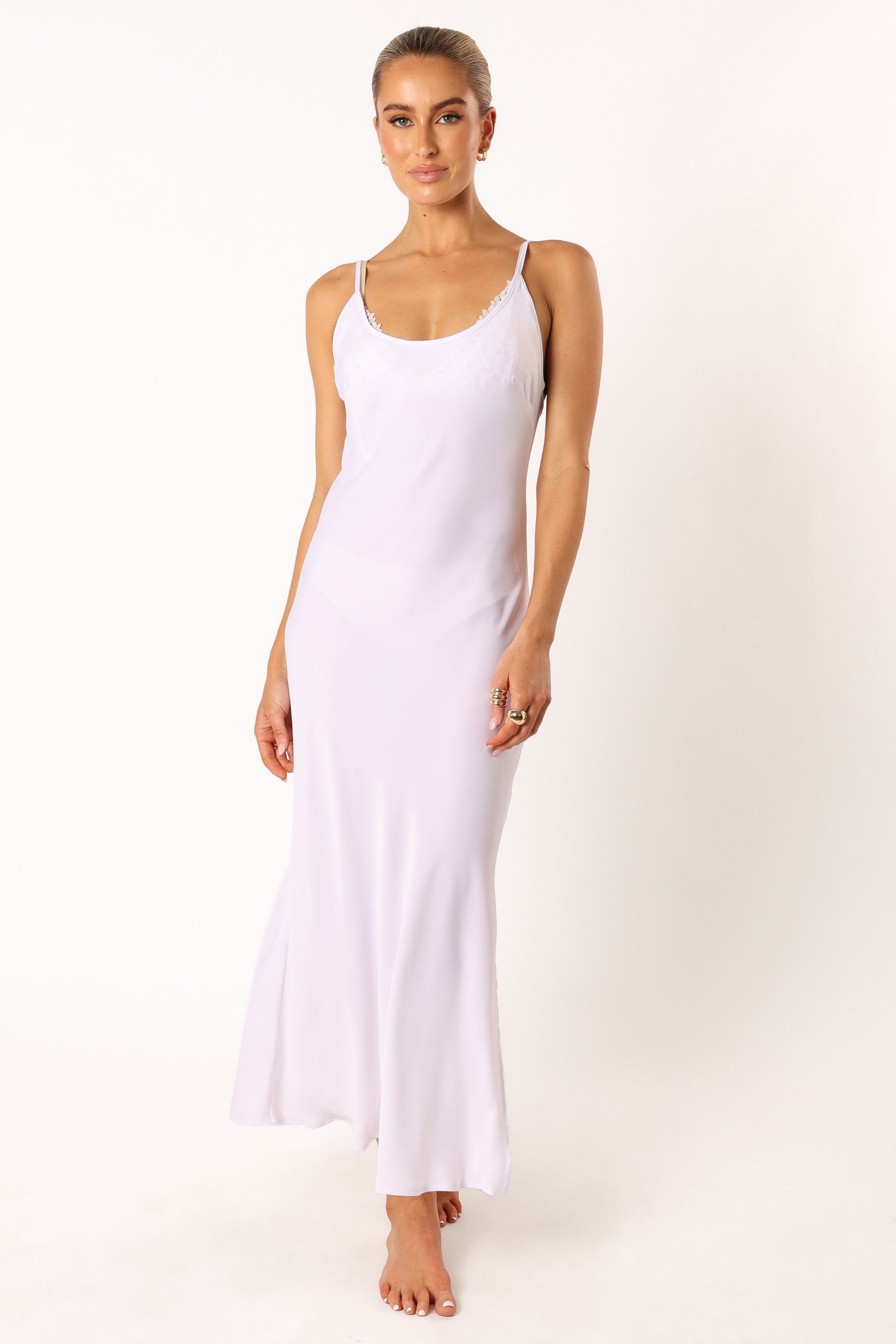 Neroli Maxi Slip - Ivory - Image 2