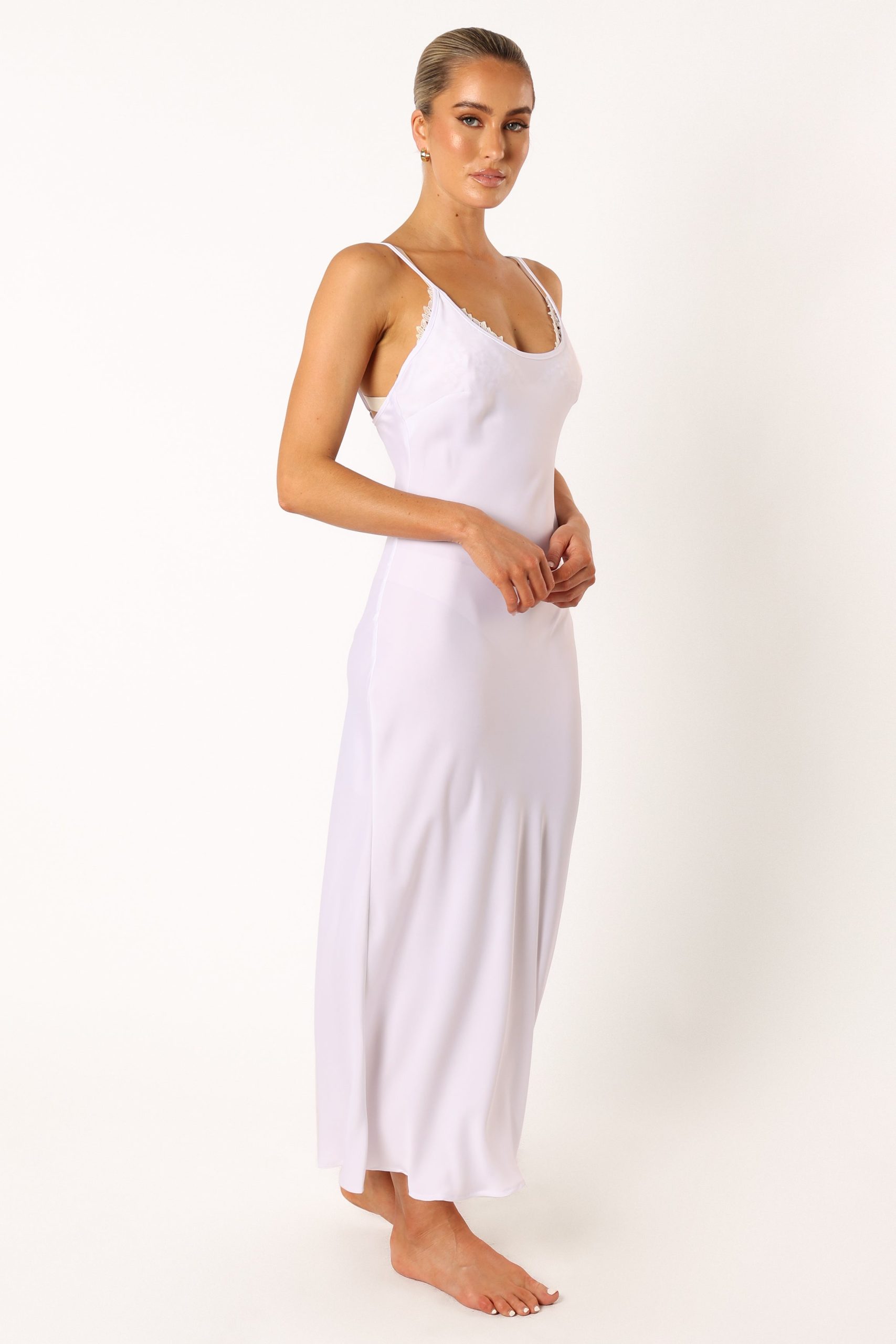 Neroli Maxi Slip - Ivory - Image 5