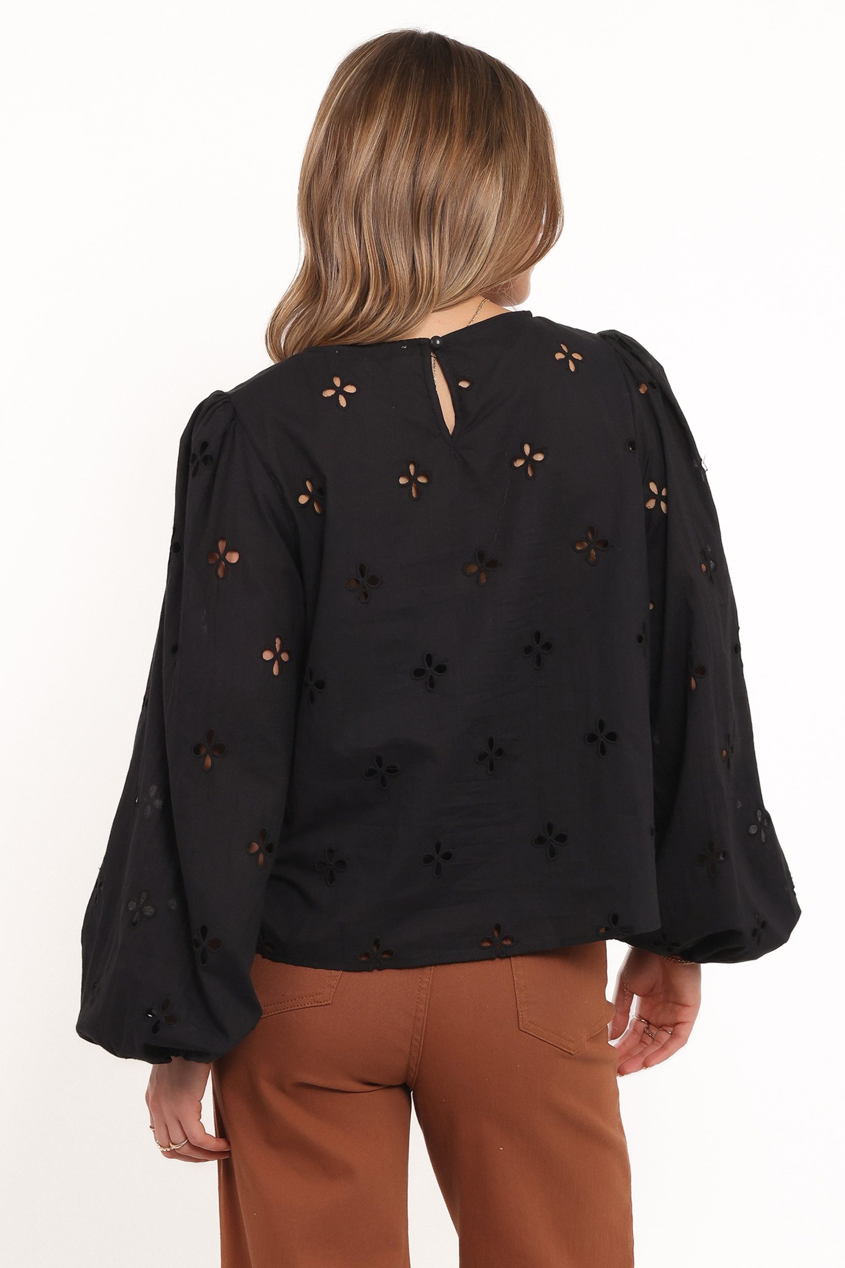 Aggie Blouse - Black - Image 5