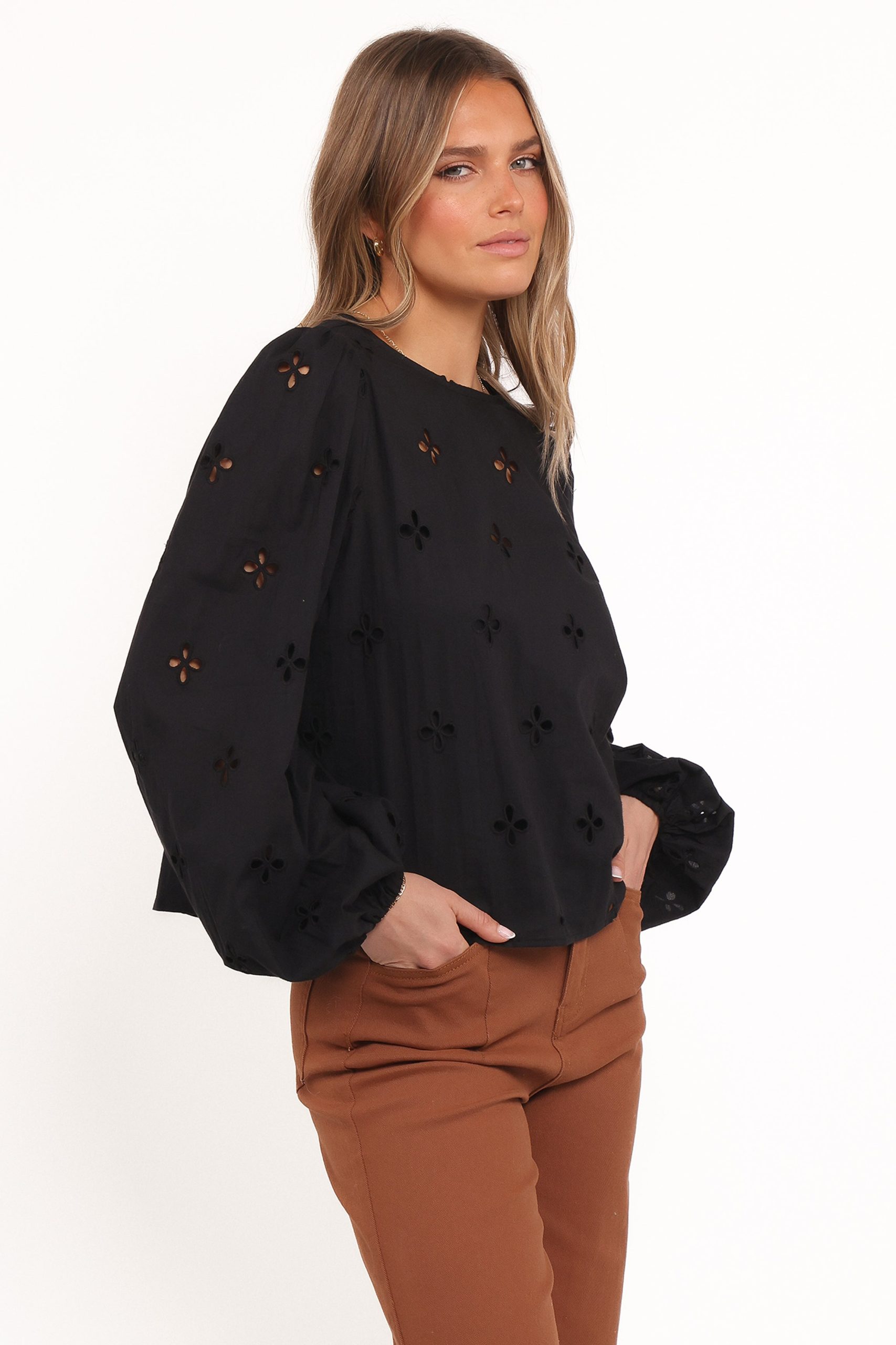 Aggie Blouse - Black - Image 4
