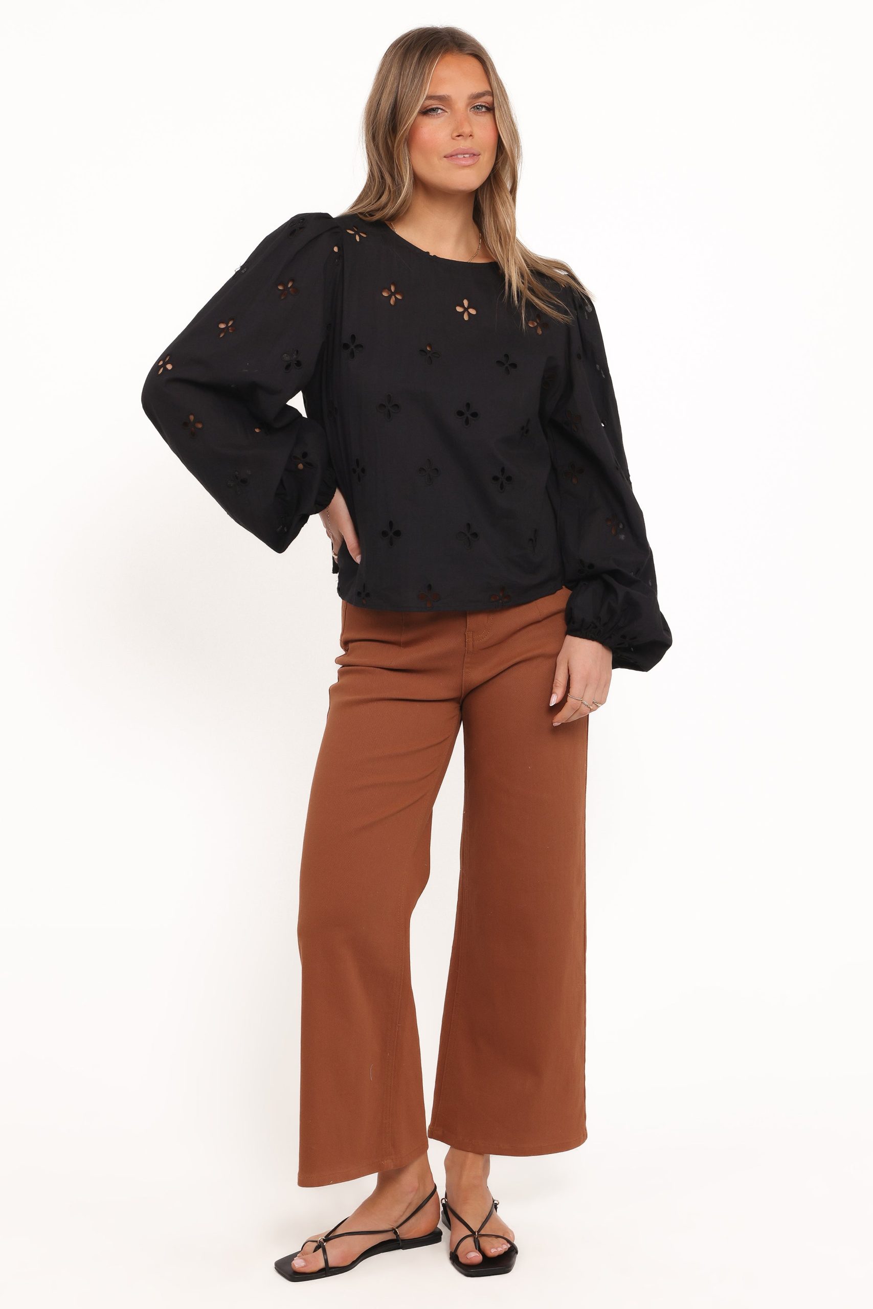 Aggie Blouse - Black - Image 3