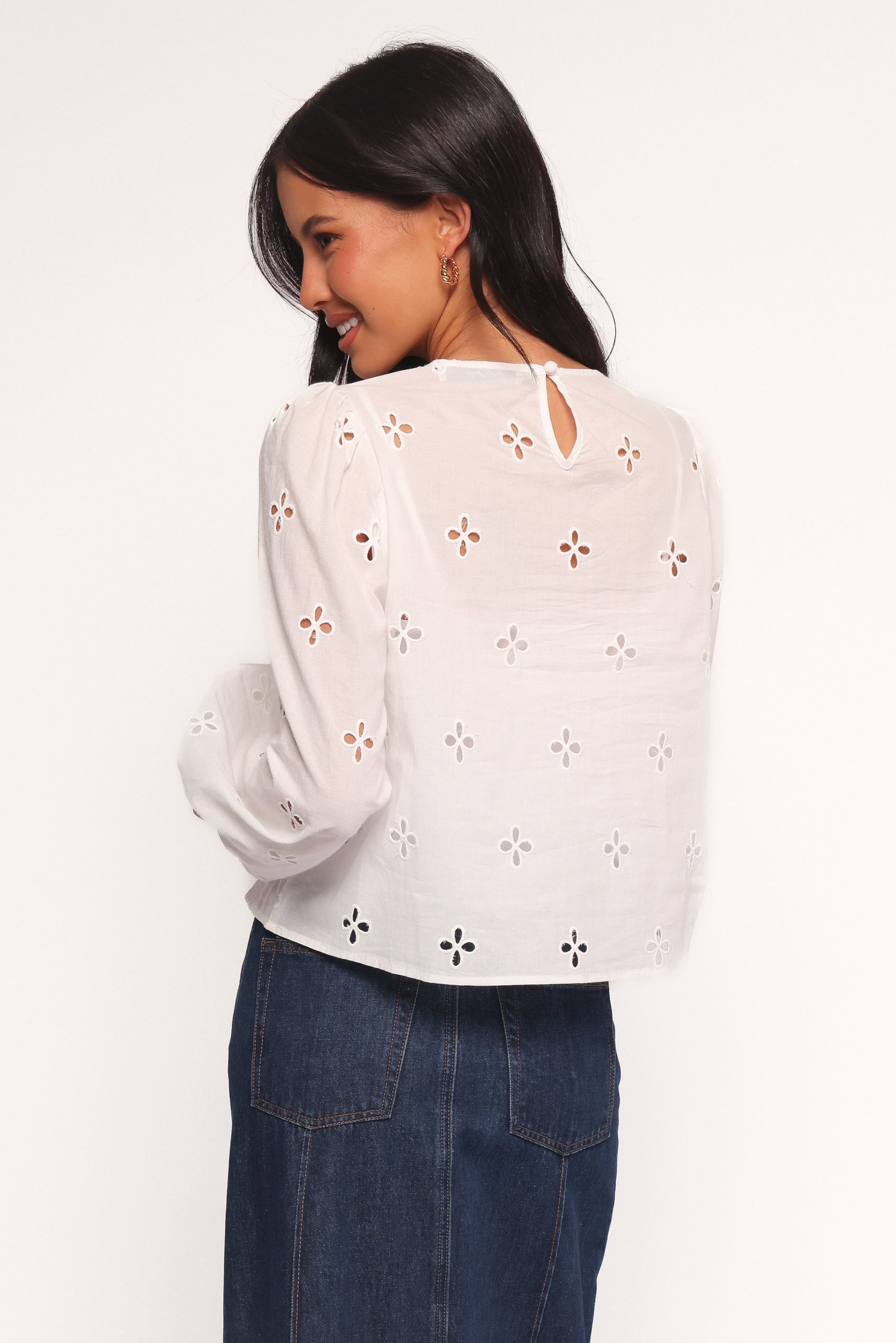 Aggie Blouse - White - Image 4