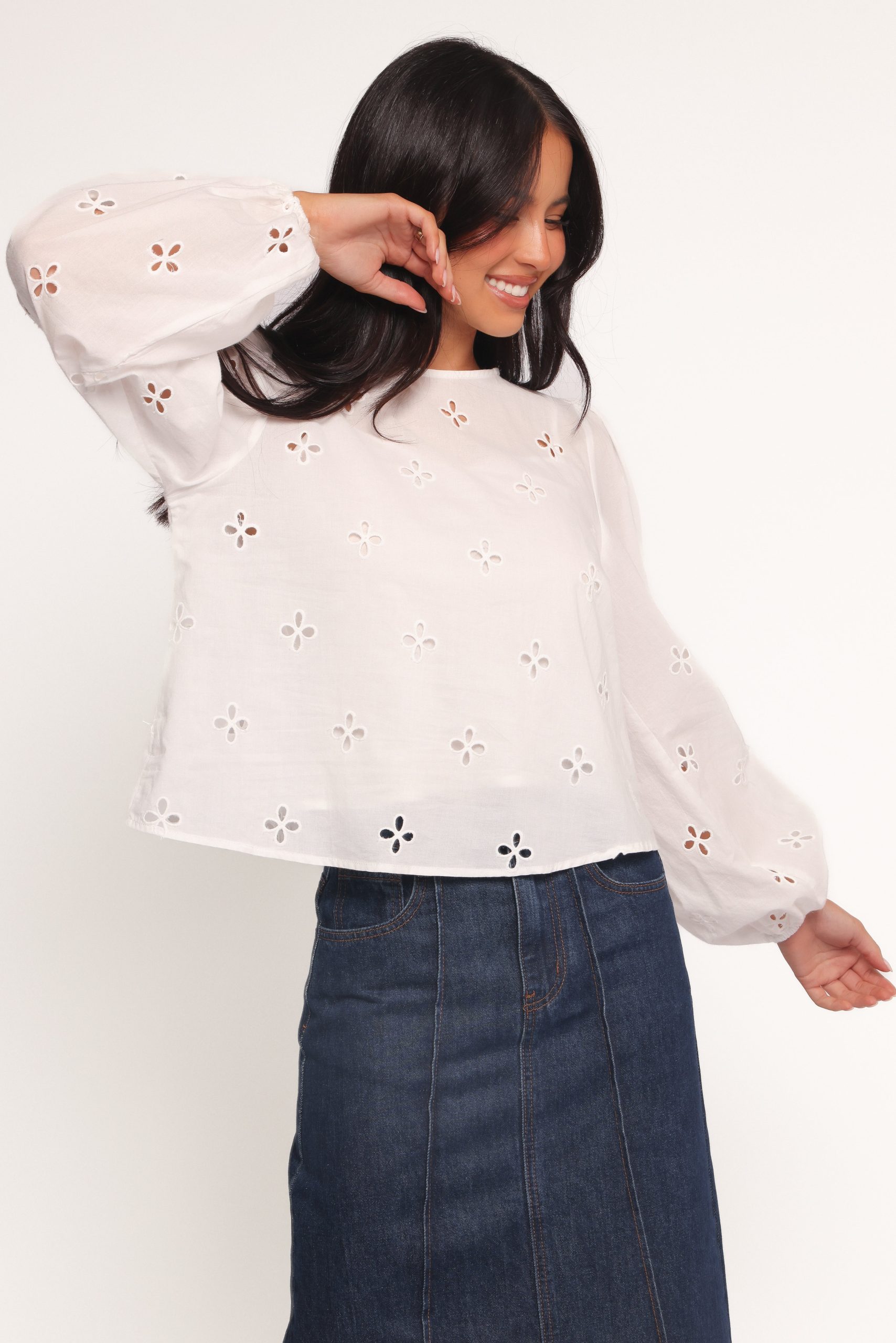 Aggie Blouse - White - Image 6