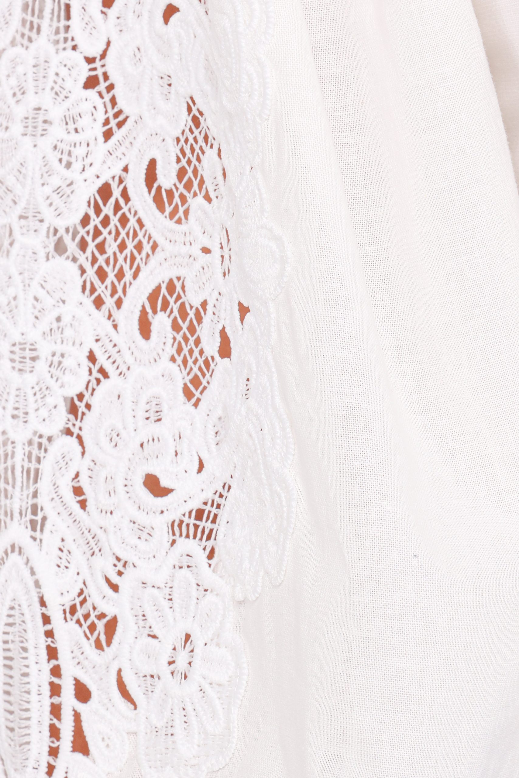 Angelica Long Sleeve Top - White - Image 8