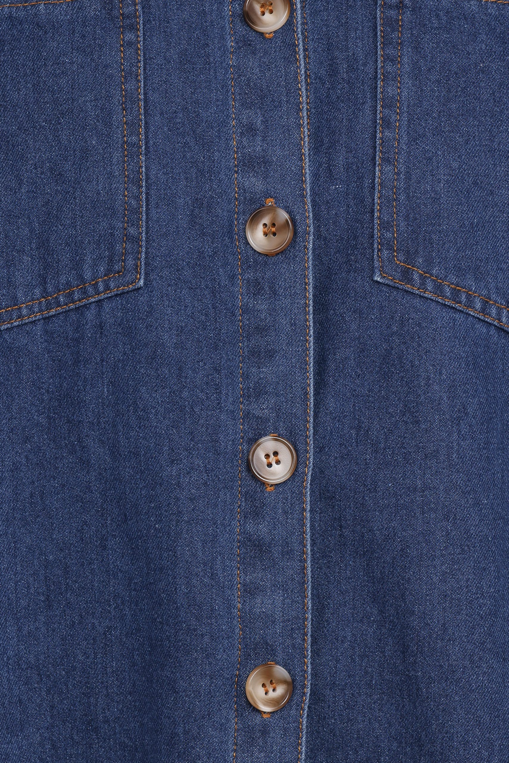 Anicia Denim Shirt - Dark - Image 7