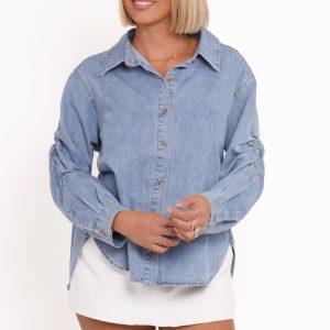 Antonella Denim Shirt - Denim Blue