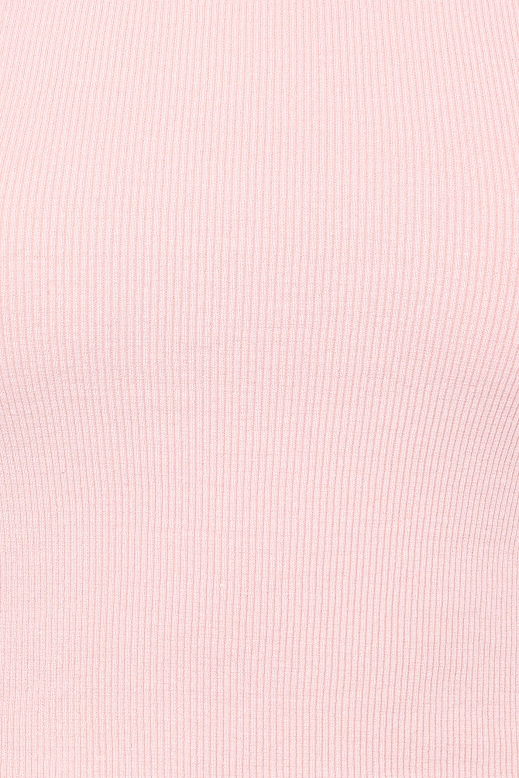 Ari Ribbed Tank Top - Petal Pink - Image 6