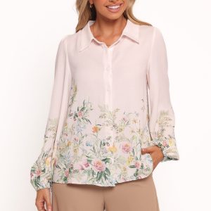 Avis Top - Pink Floral