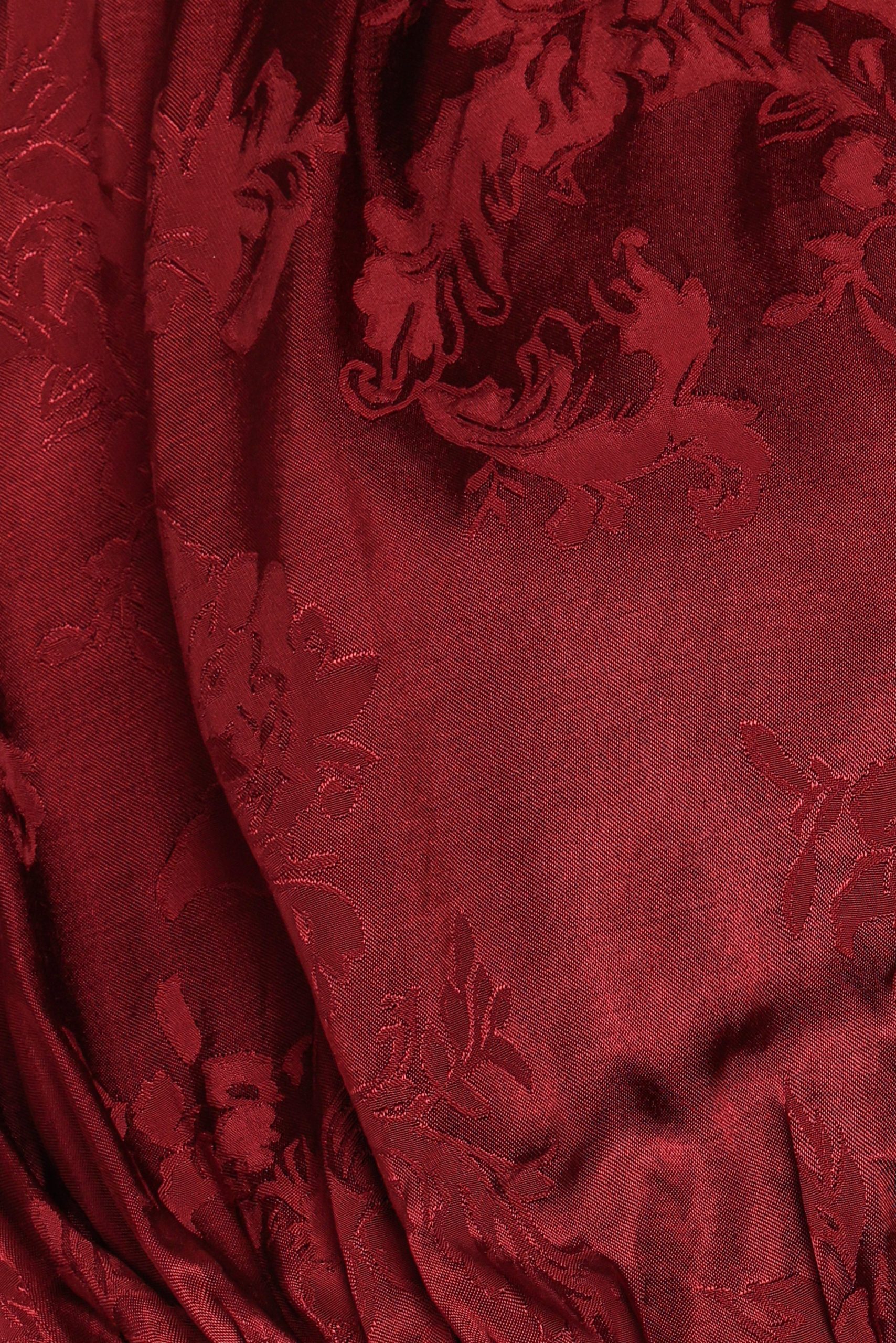 Bowman Cropped Blouse - Wine - Image 7