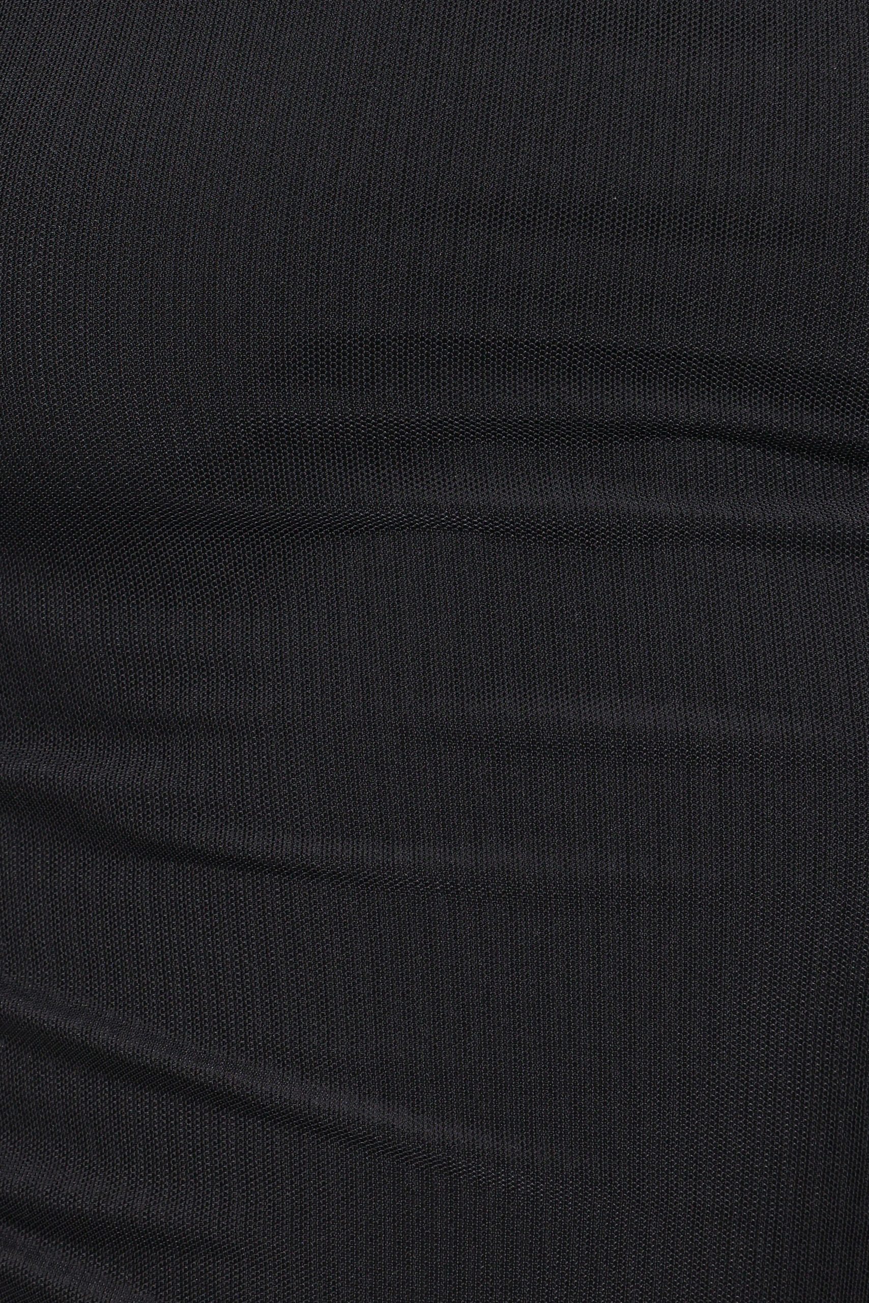 Carlie Mesh One Shoulder Top - Black - Image 6