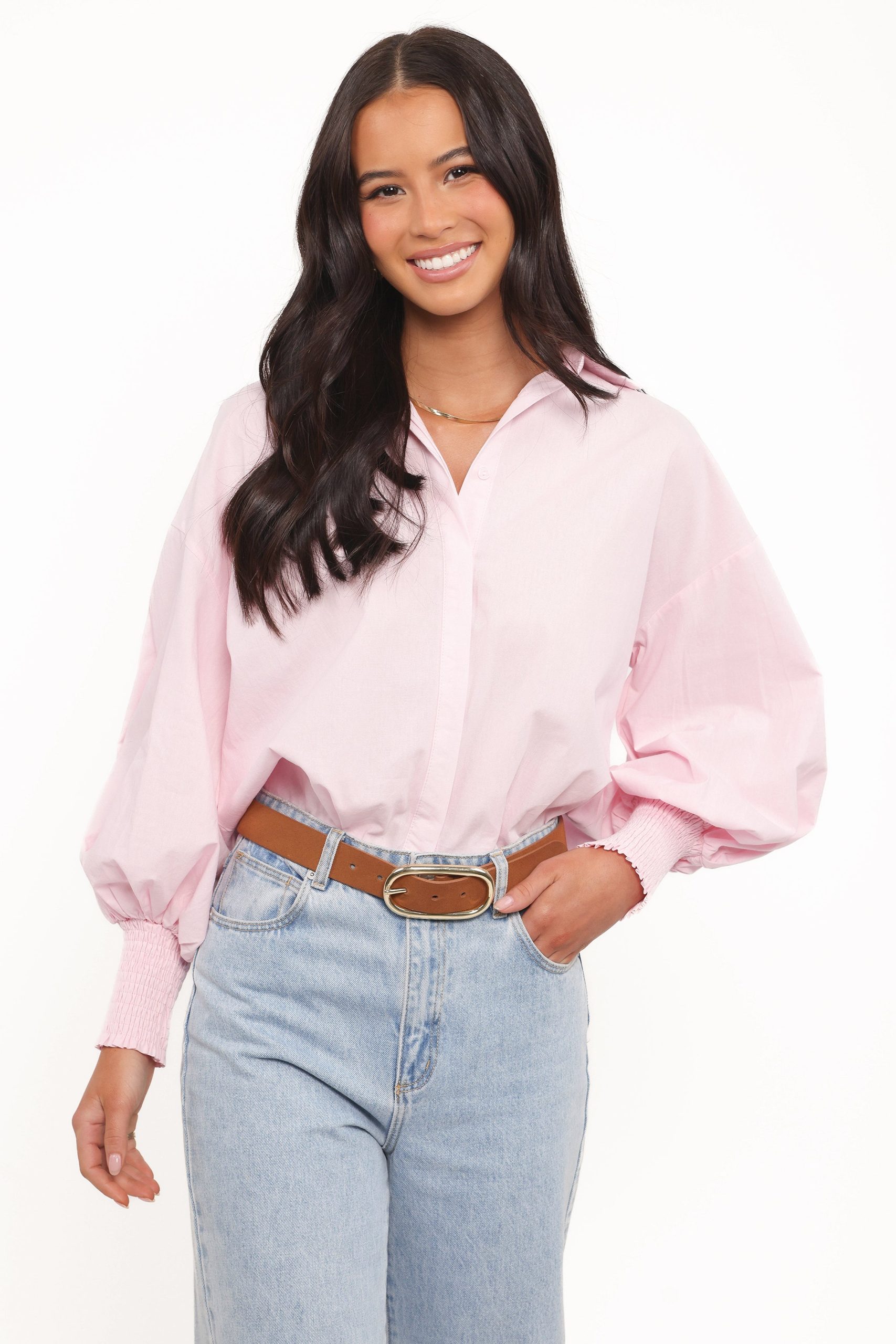 Carys Shirt - Pale Pink - Image 2