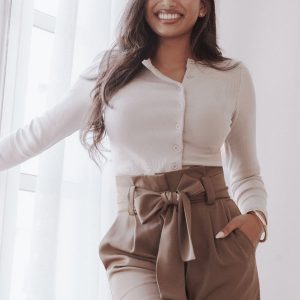 Cass Long Sleeve Top - Grey