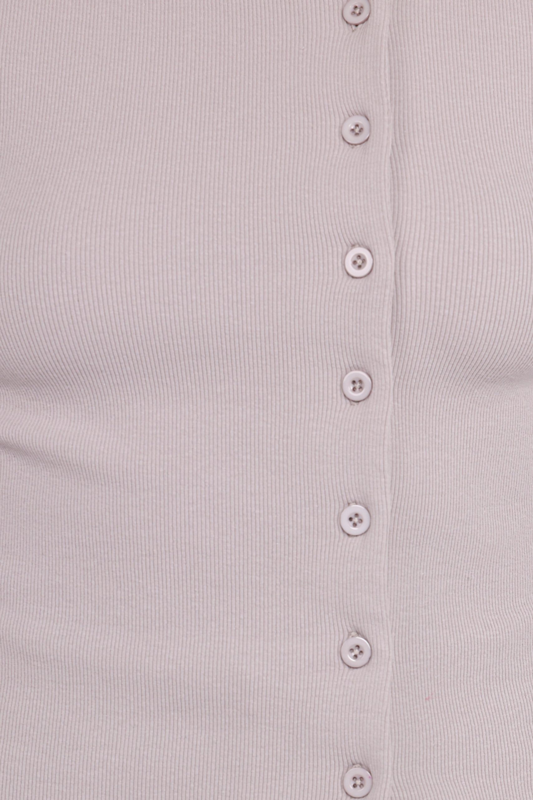 Cass Long Sleeve Top - Grey - Image 8