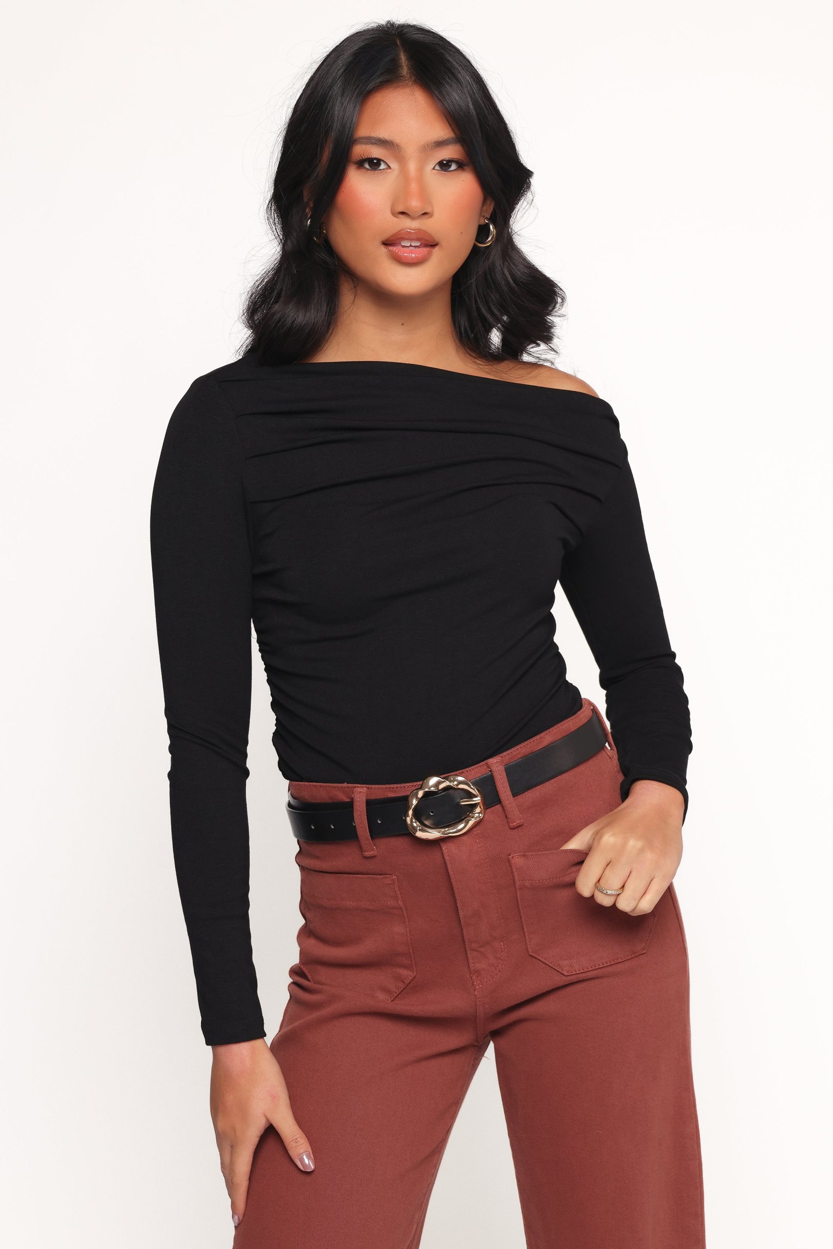 Cer Knit Top - Black - Image 5