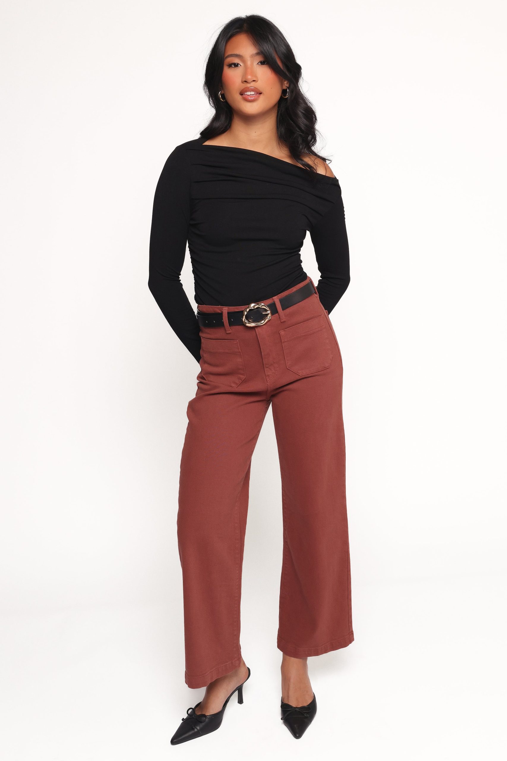 Cer Knit Top - Black - Image 2