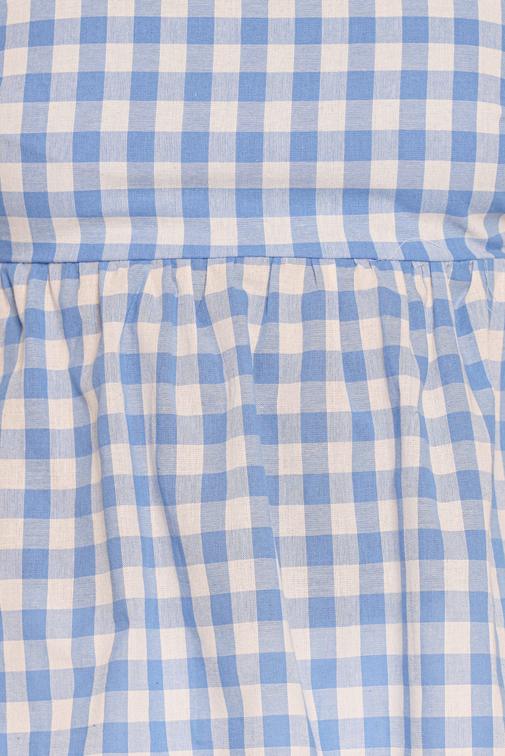 Chatham Top - Blue Gingham - Image 7
