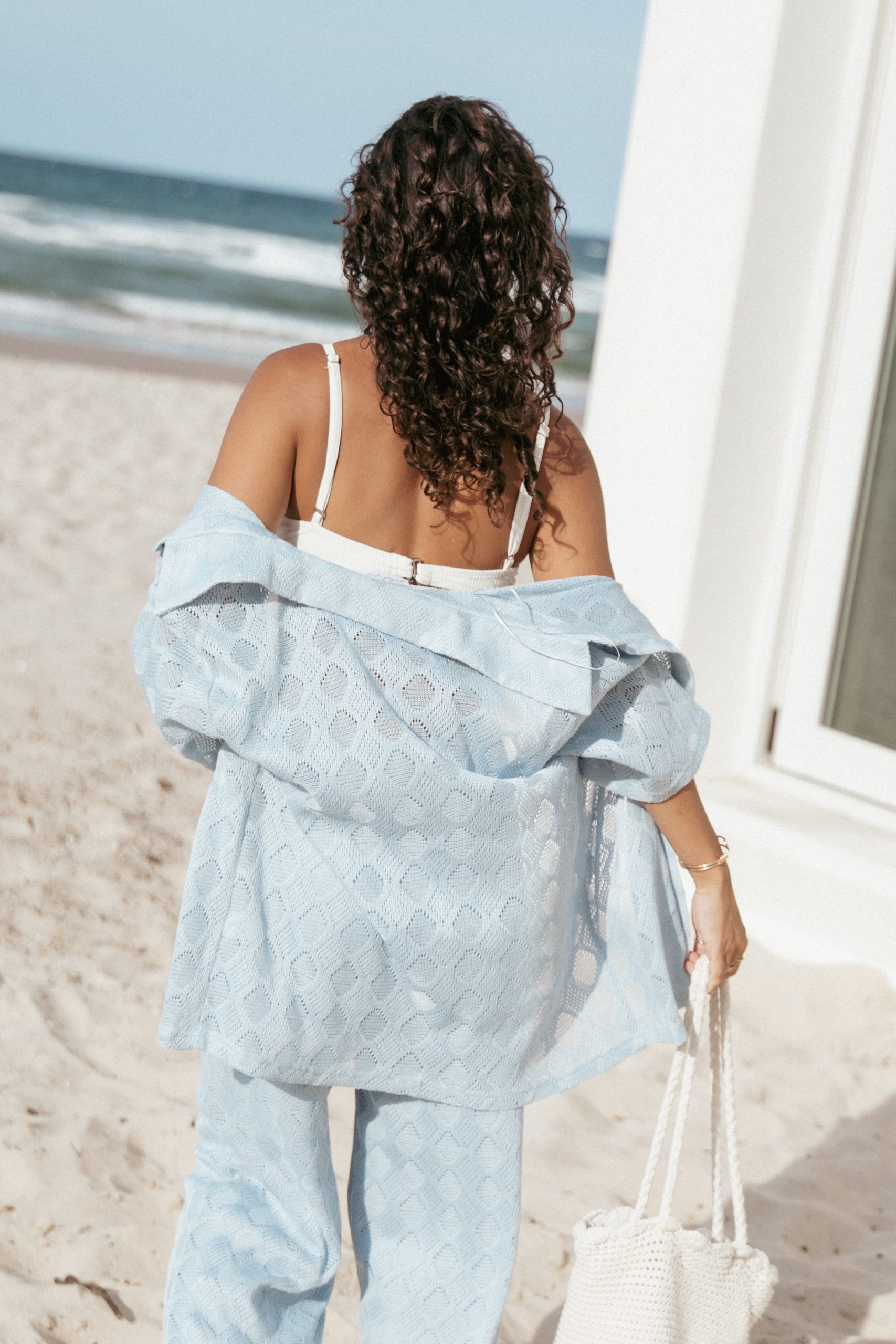 Cora Knit Shirt - Blue - Image 10