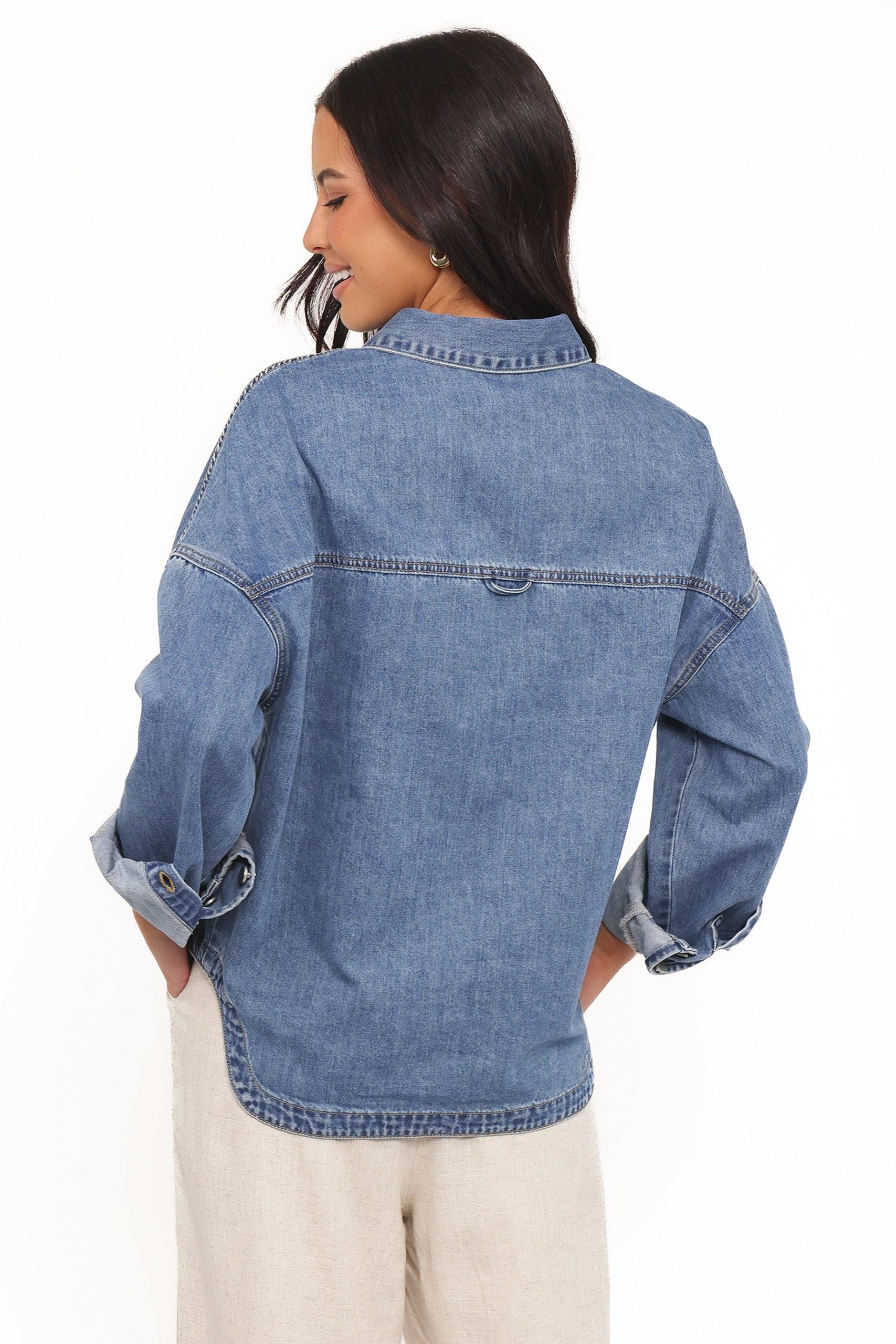 Cornelia Denim Shirt - Blue - Image 5