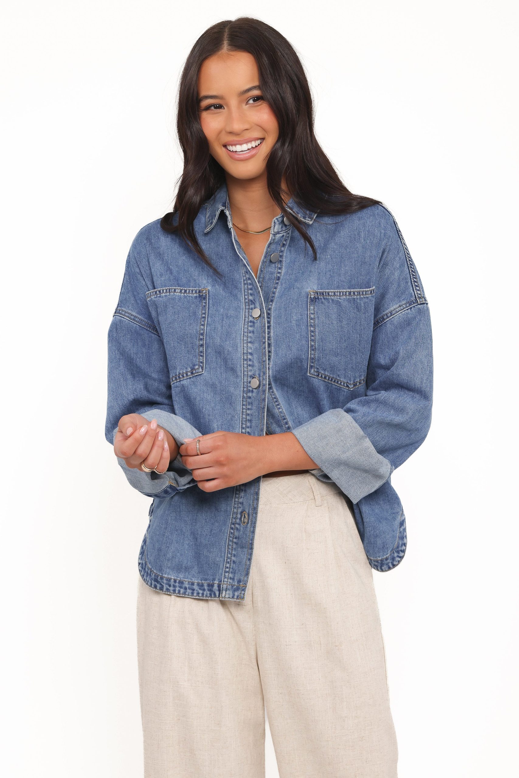 Cornelia Denim Shirt - Blue - Image 2