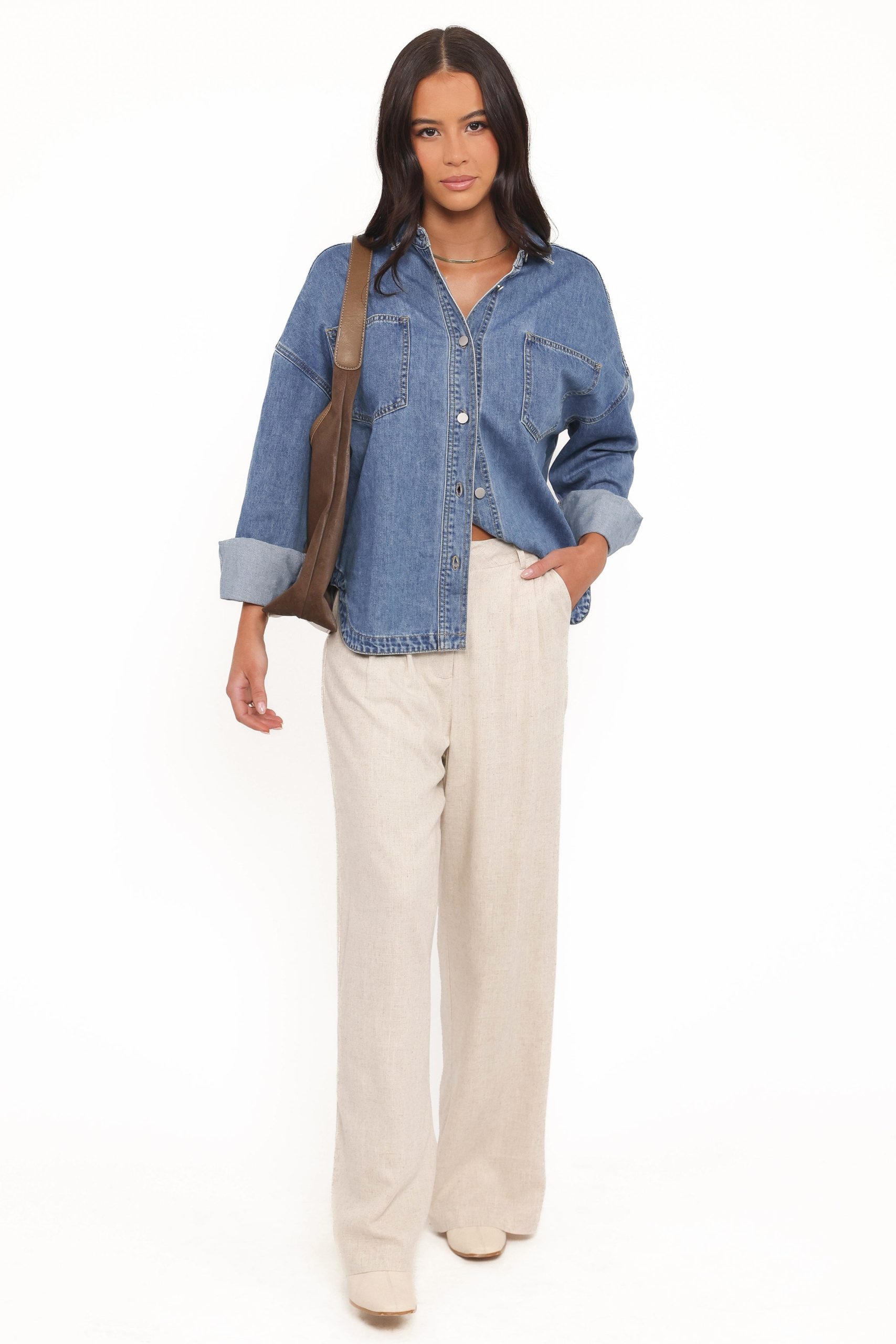 Cornelia Denim Shirt - Blue - Image 6