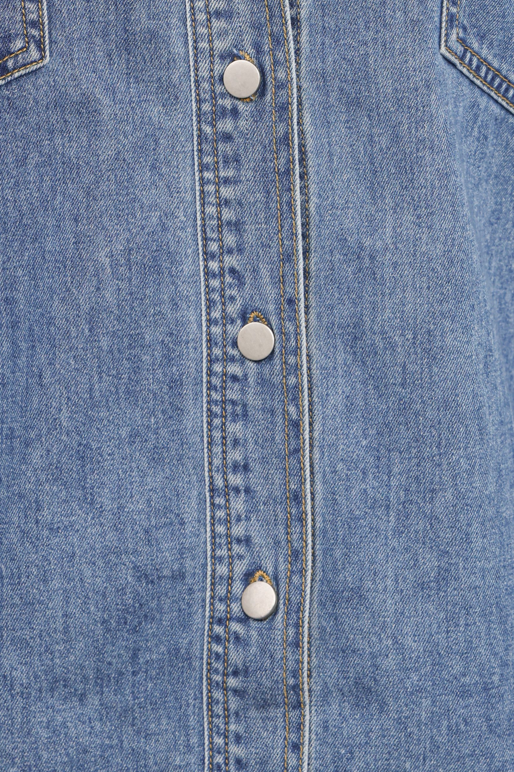 Cornelia Denim Shirt - Blue - Image 7