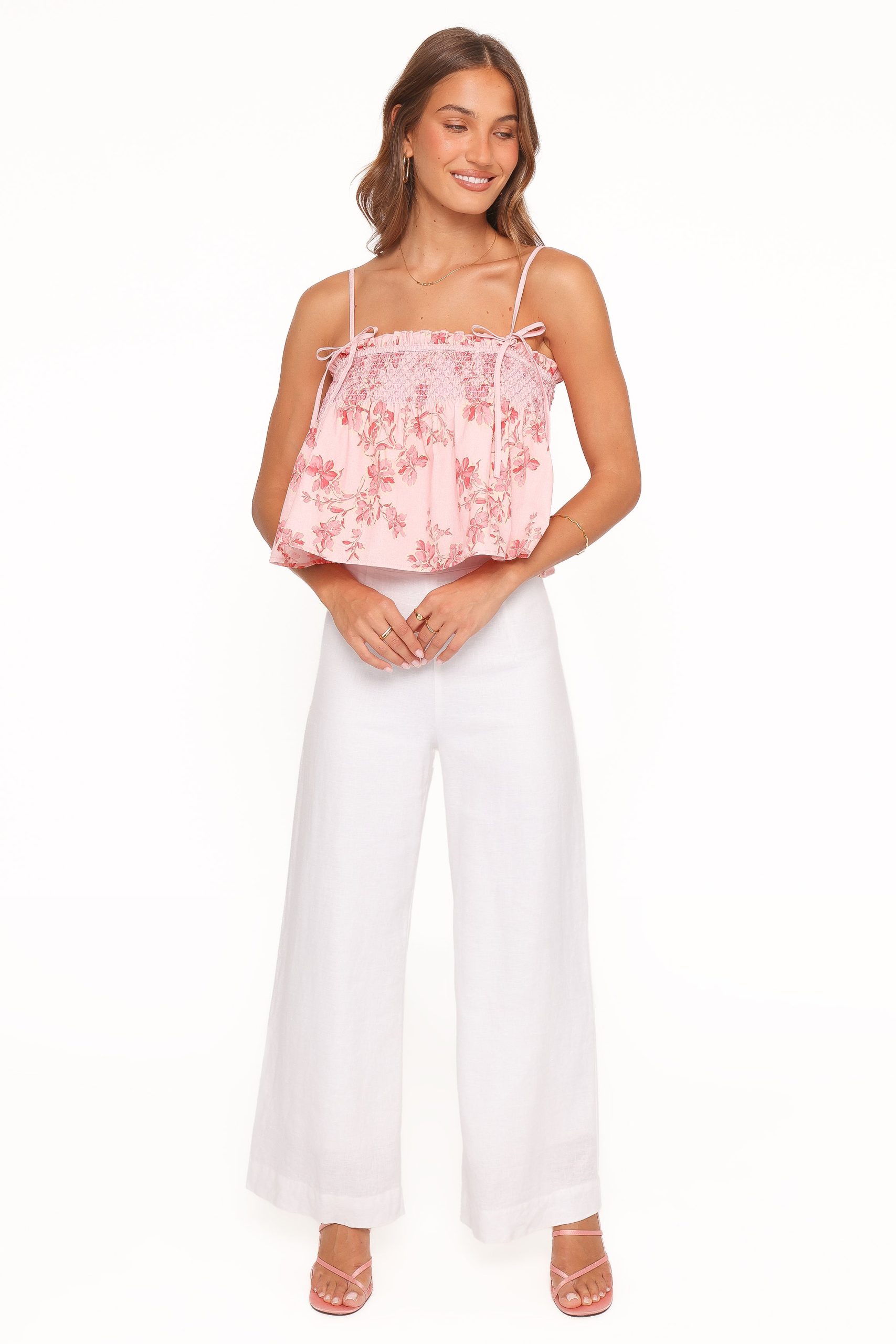 Cosima Baby Doll Top - Rose Pink Floral - Image 6