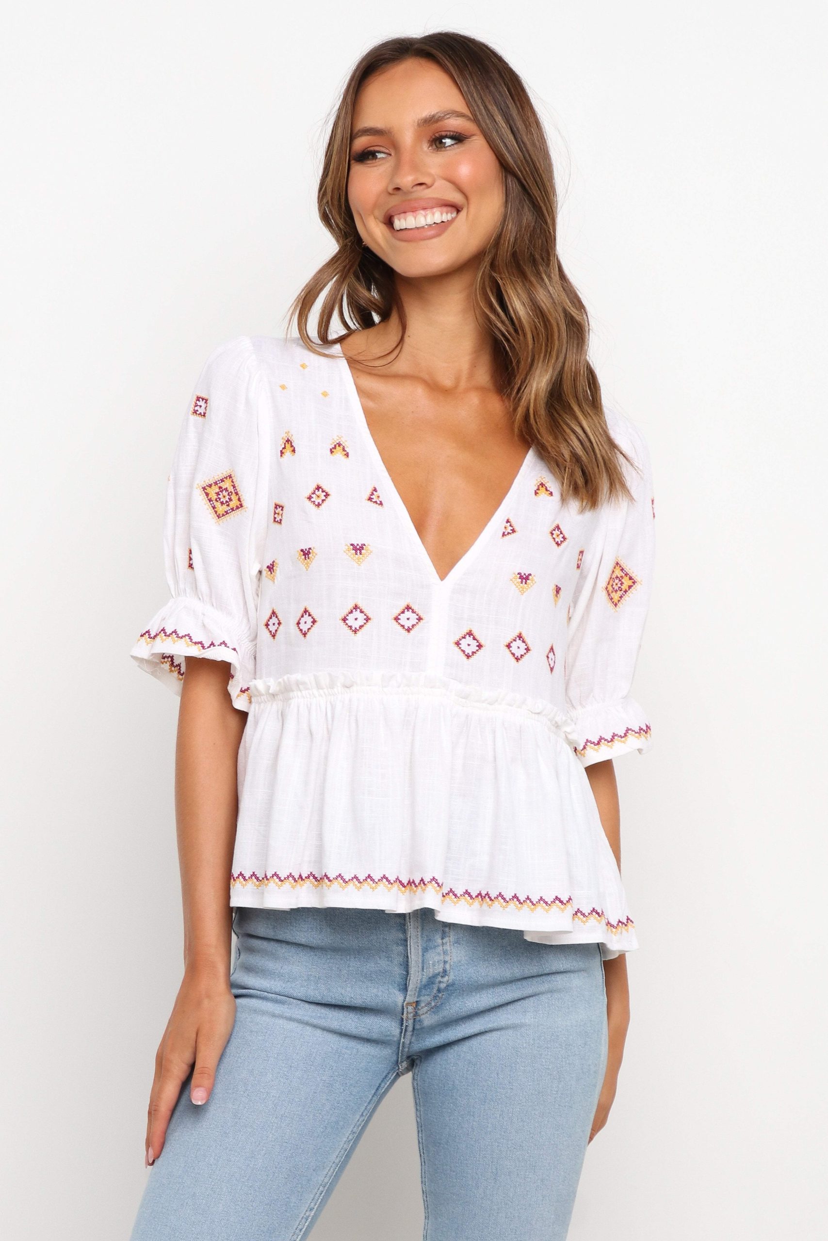 Dawston Top - White - Image 2