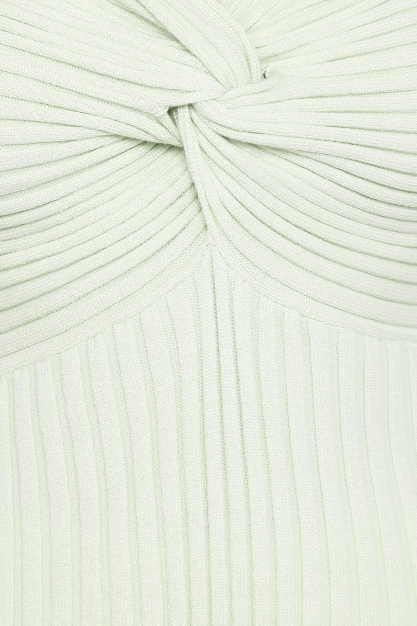 Demi Twist Detail Knit Top - Sage - Image 6