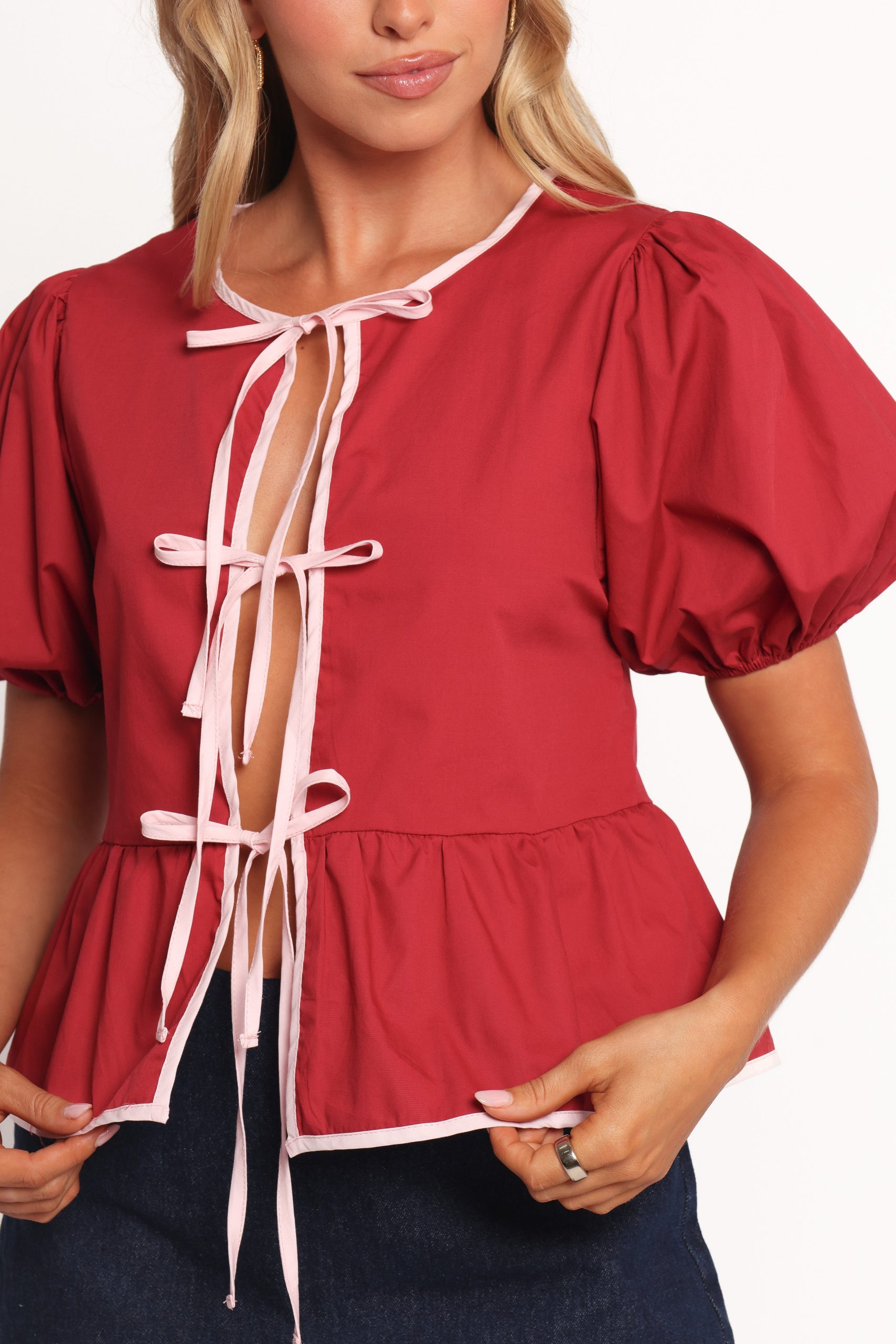 Ellien Top - Red - Image 3