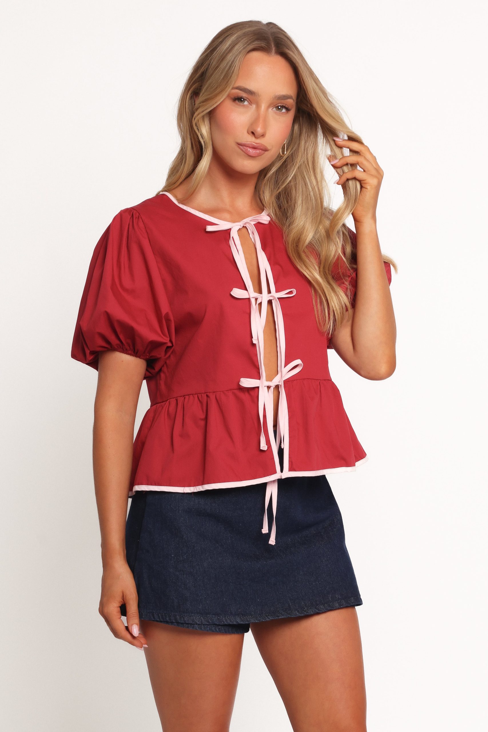 Ellien Top - Red - Image 6