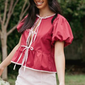 Ellien Top - Red