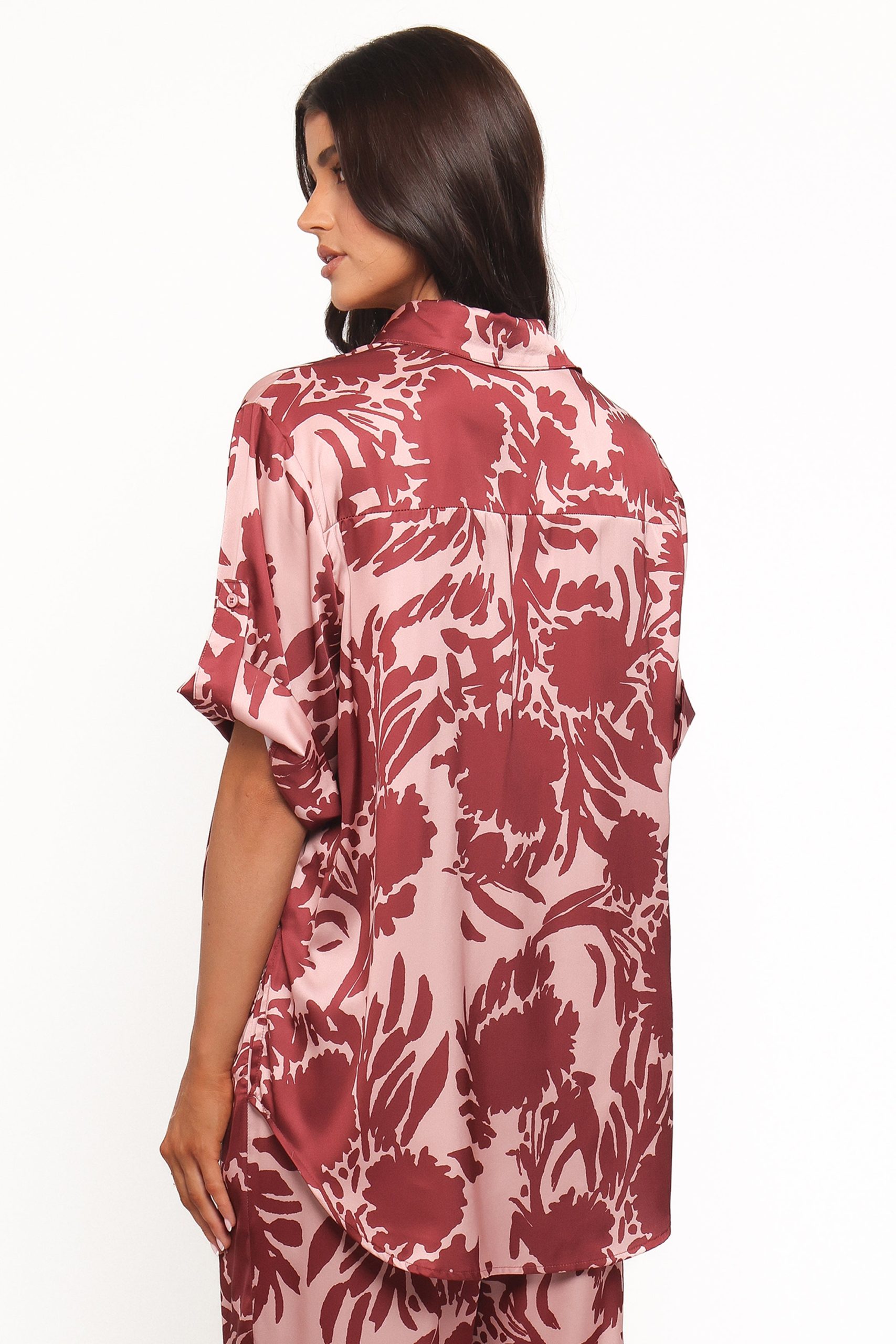 Elysia Shirt - Pink Burgundy - Image 5