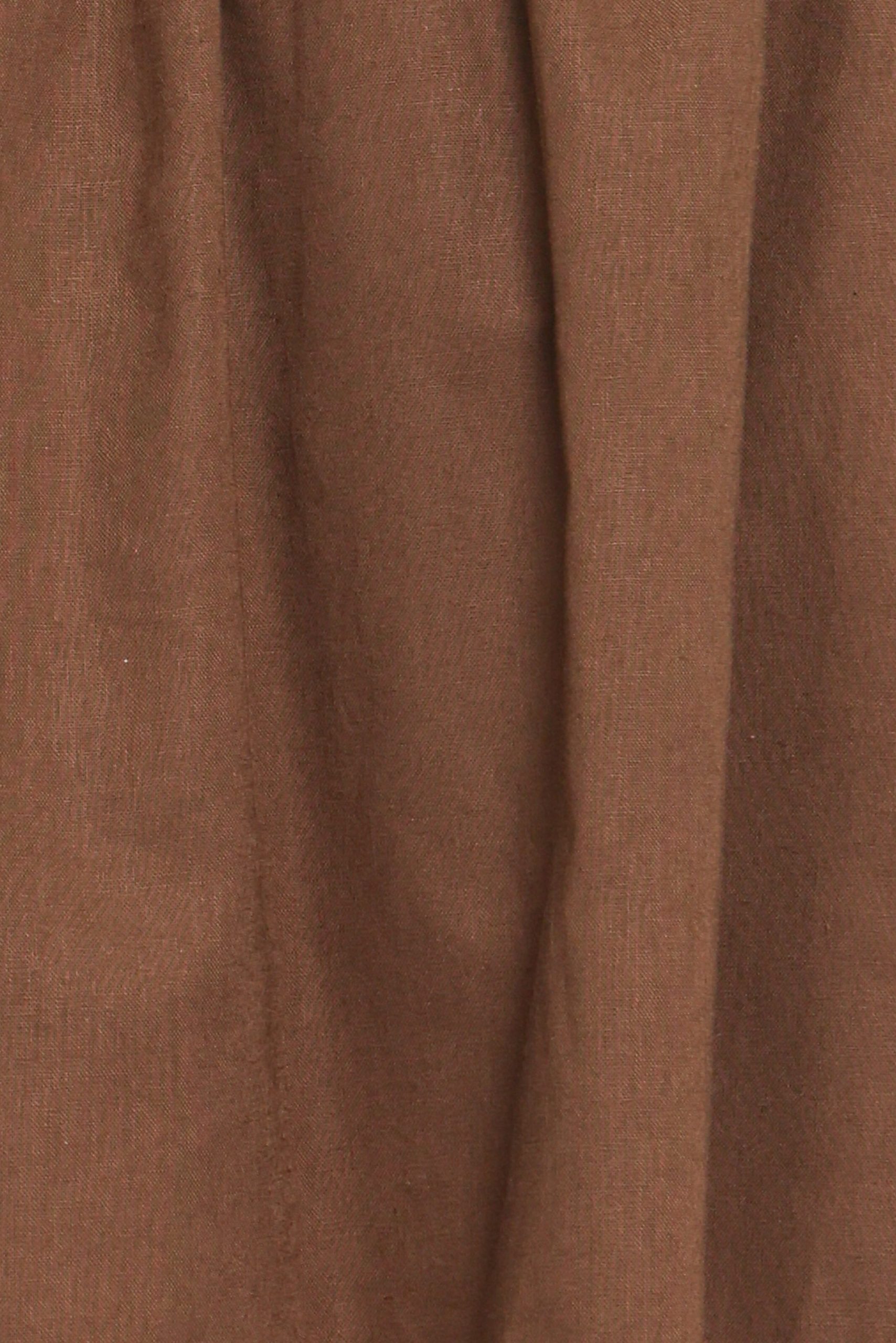 Ember Strapless Tunic Top - Brown - Image 7