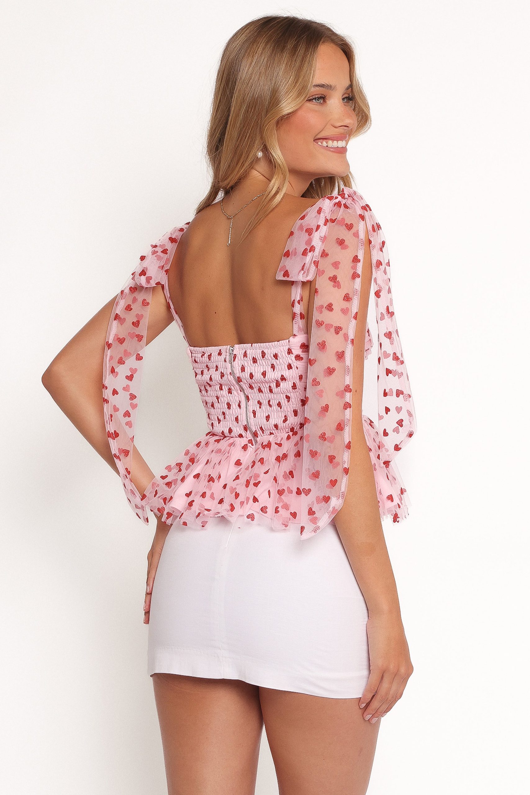 Floret Top - Red Hearts - Image 6