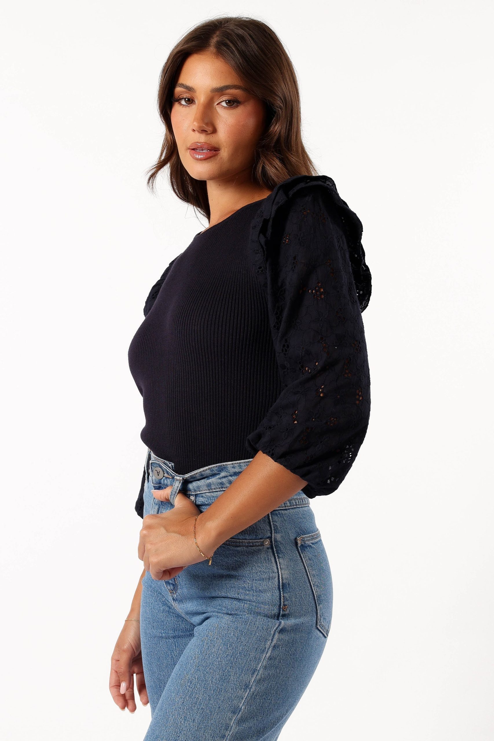 Halle Top - Navy - Image 3
