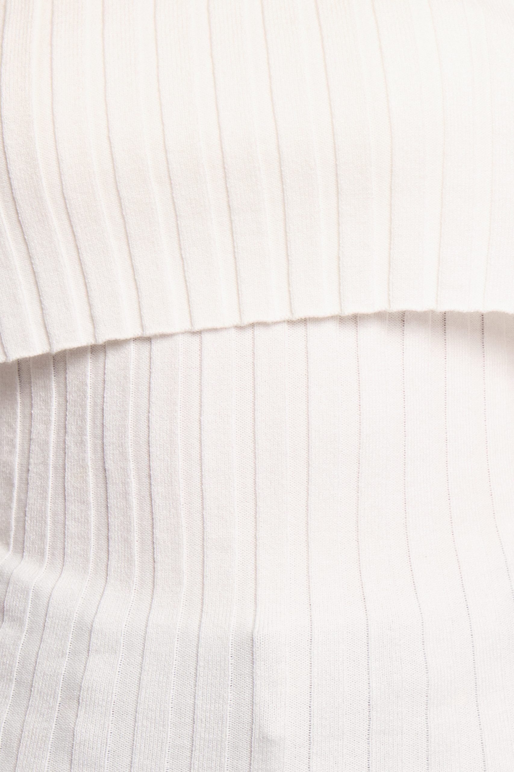 Inora Off Shoulder Knit Top - White - Image 6