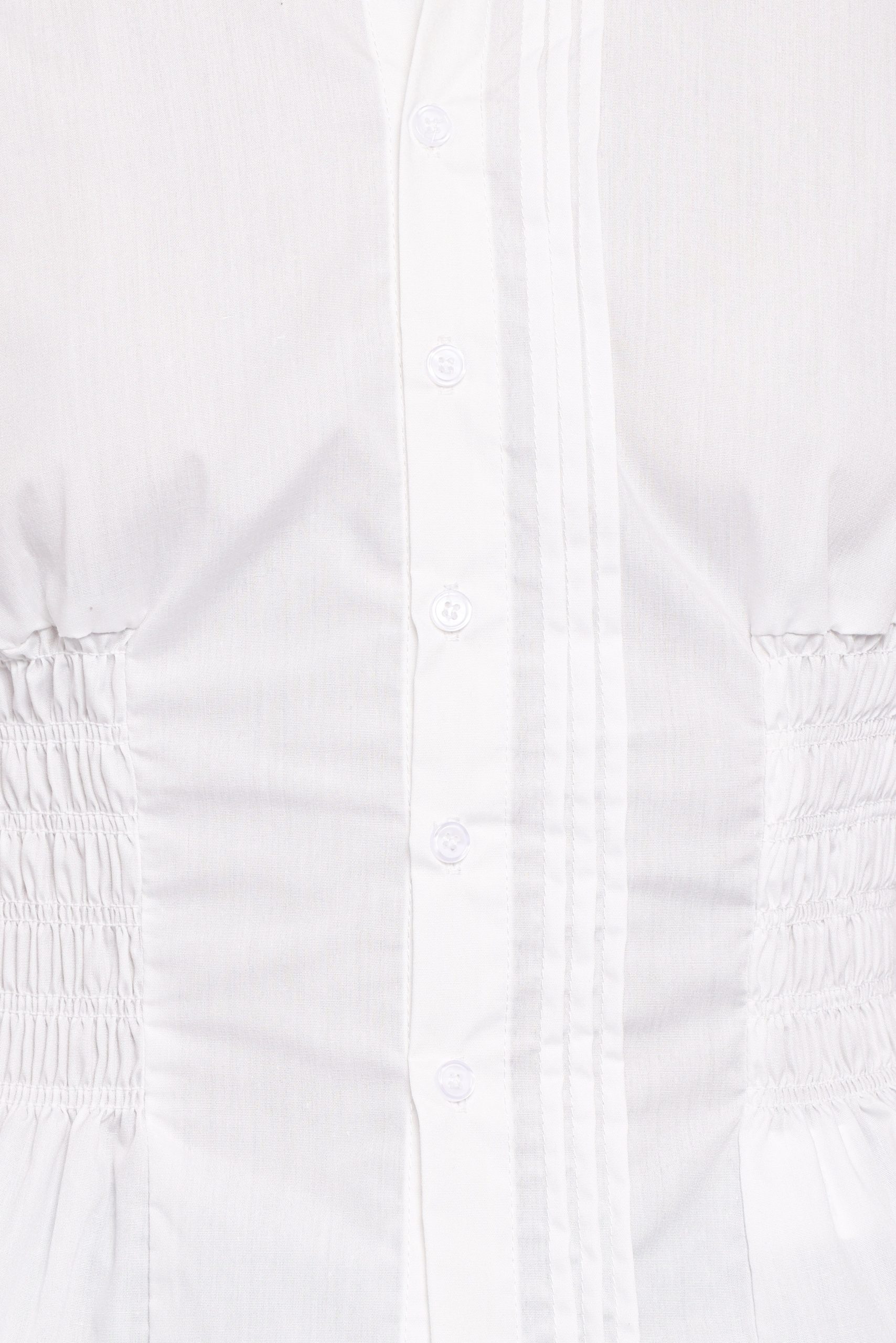 Ione Peplum Shirt - White - Image 7
