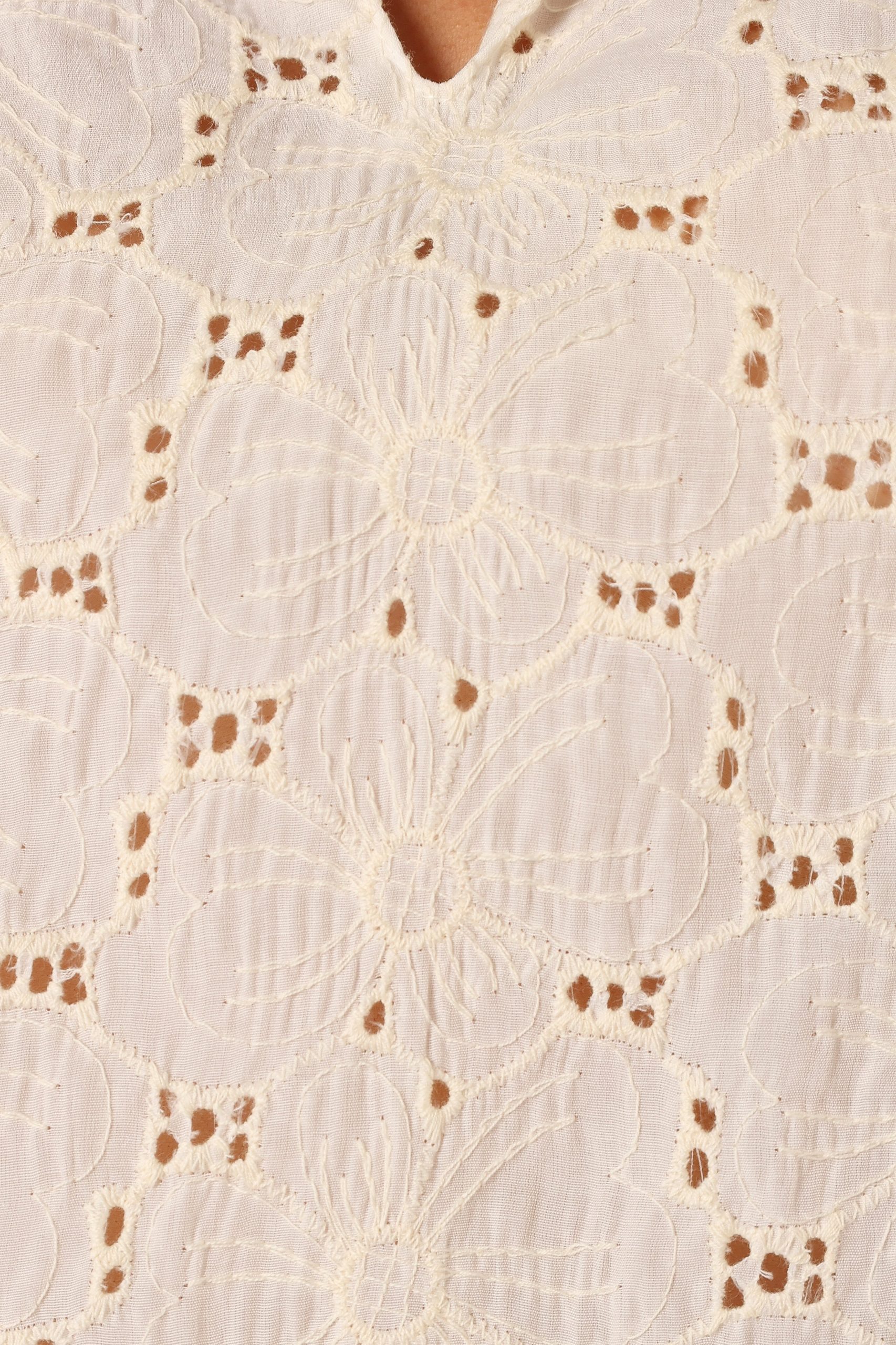 Iris Ruffled Top - Cream - Image 8