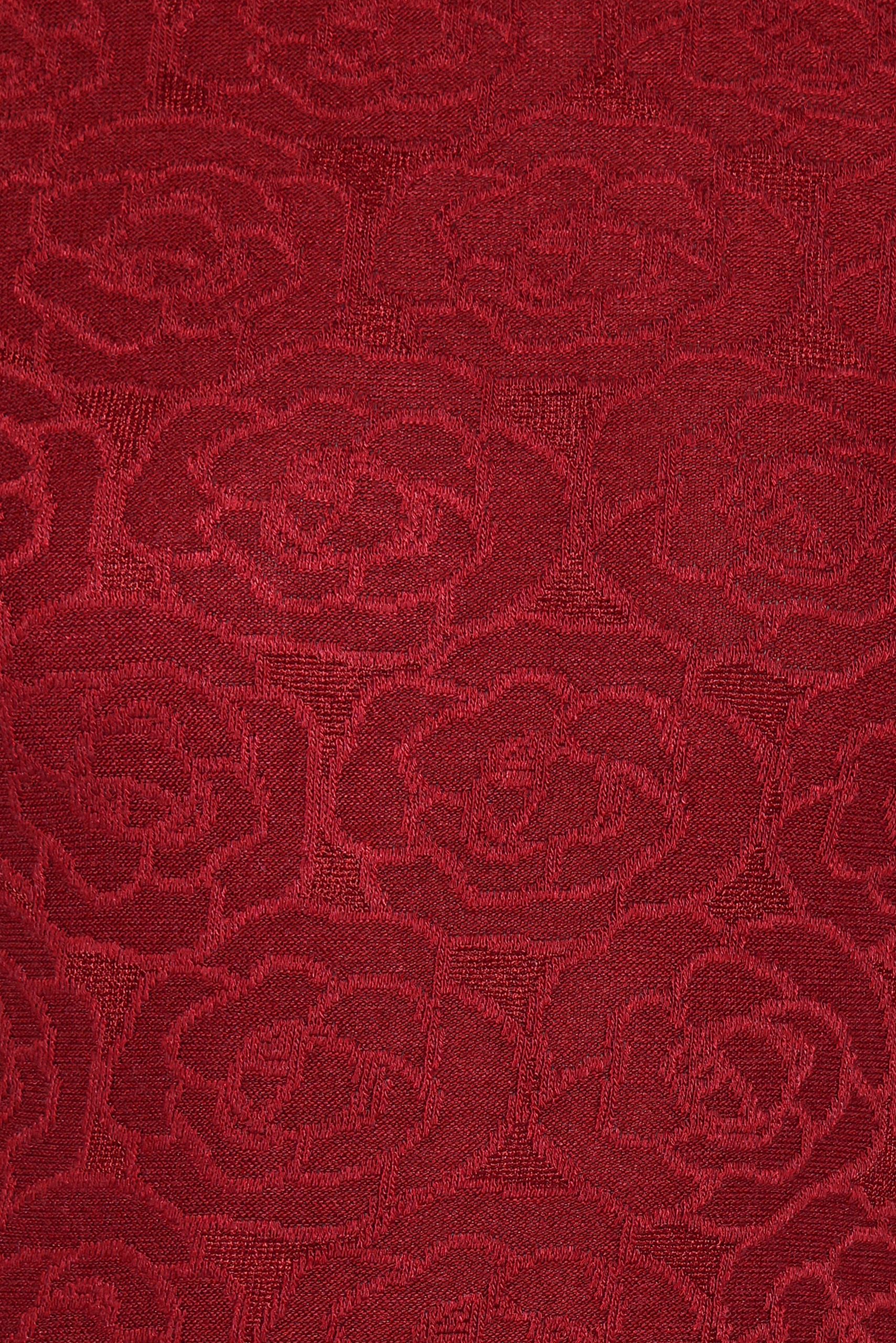 Jasmine Long Sleeve Lace Top - Red - Image 5
