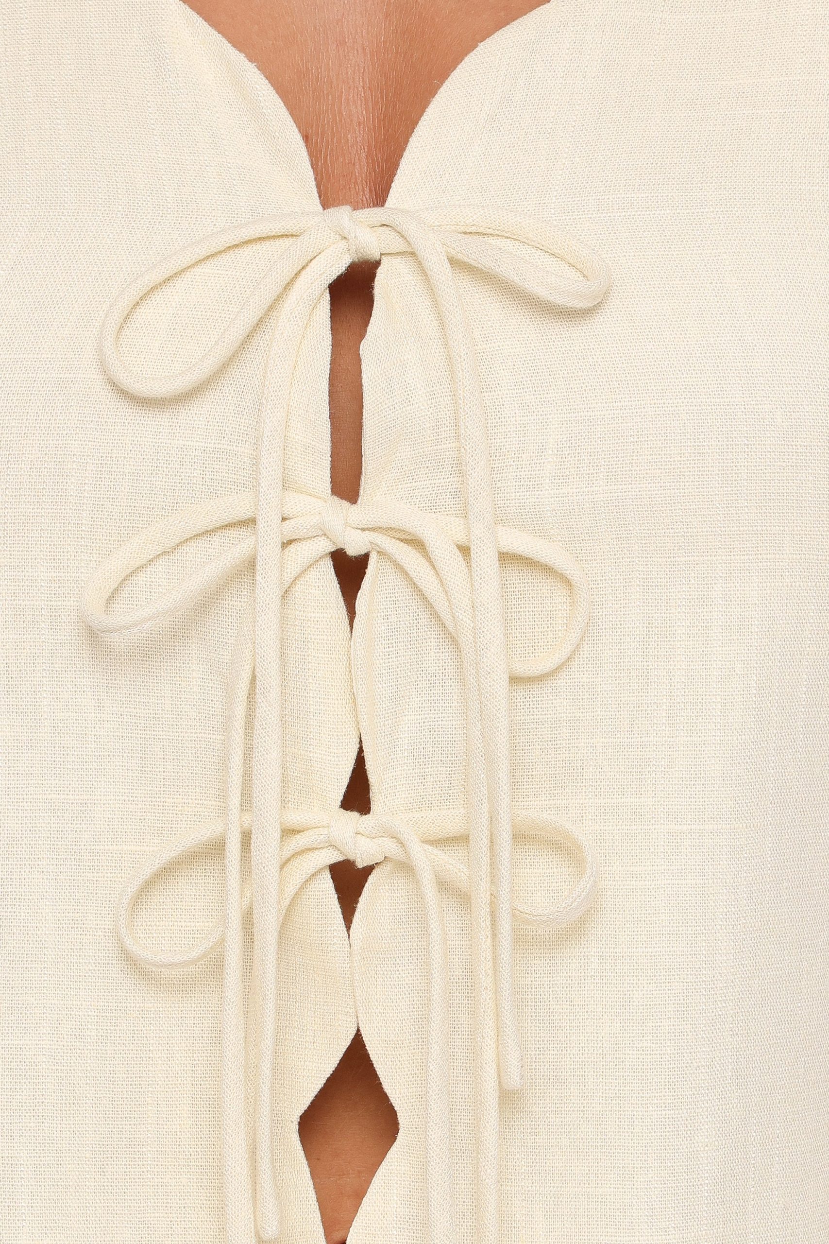 Jensen Scallop Hem Top - Butter Yellow - Image 6